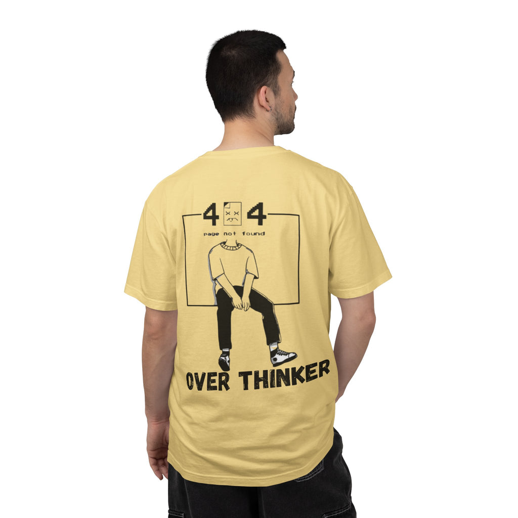 Over Thinker Graphic T-Shirt — Minimalist Illustration Tee