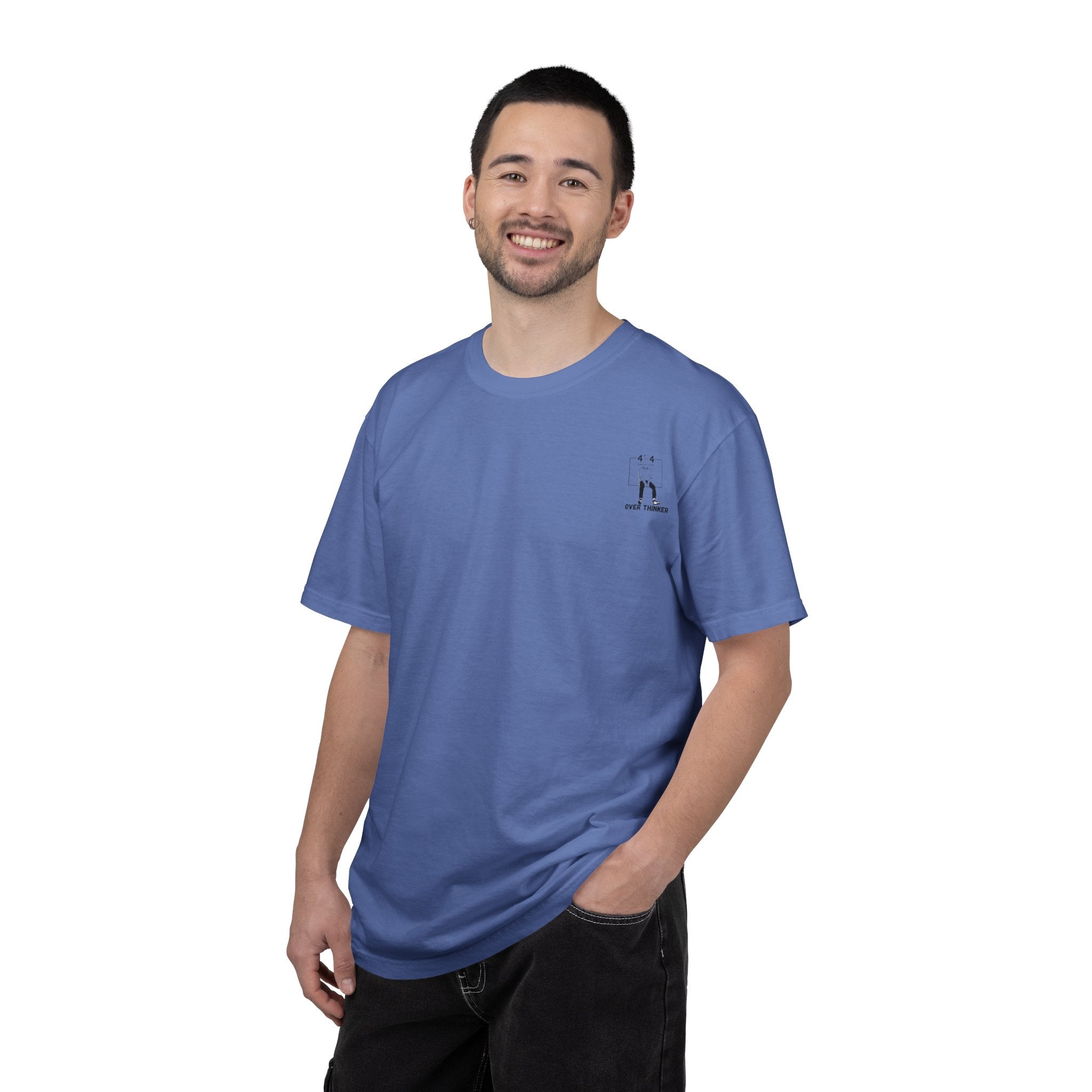 Over Thinker Graphic T-Shirt — Minimalist Illustration Tee