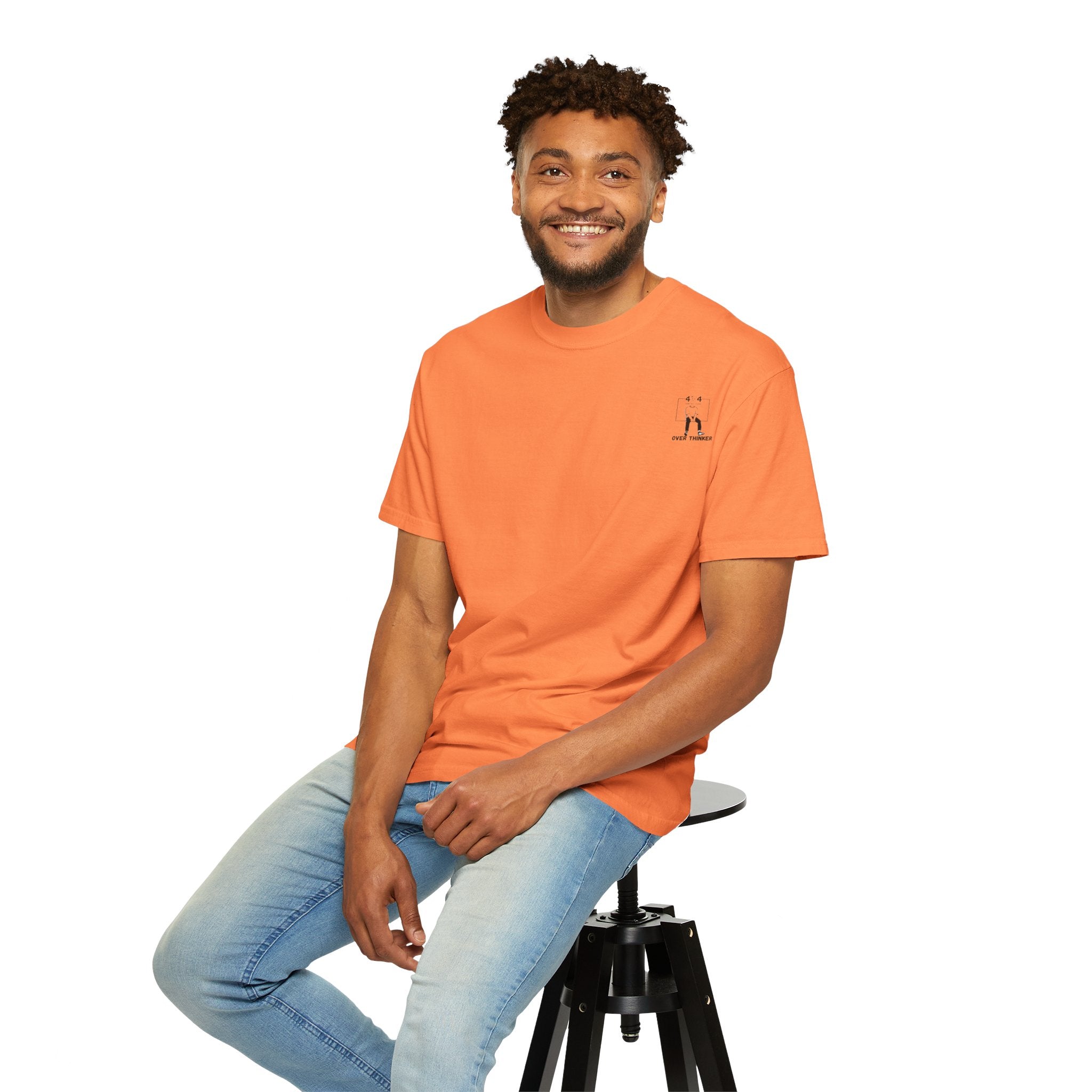 Over Thinker Graphic T-Shirt — Minimalist Illustration Tee