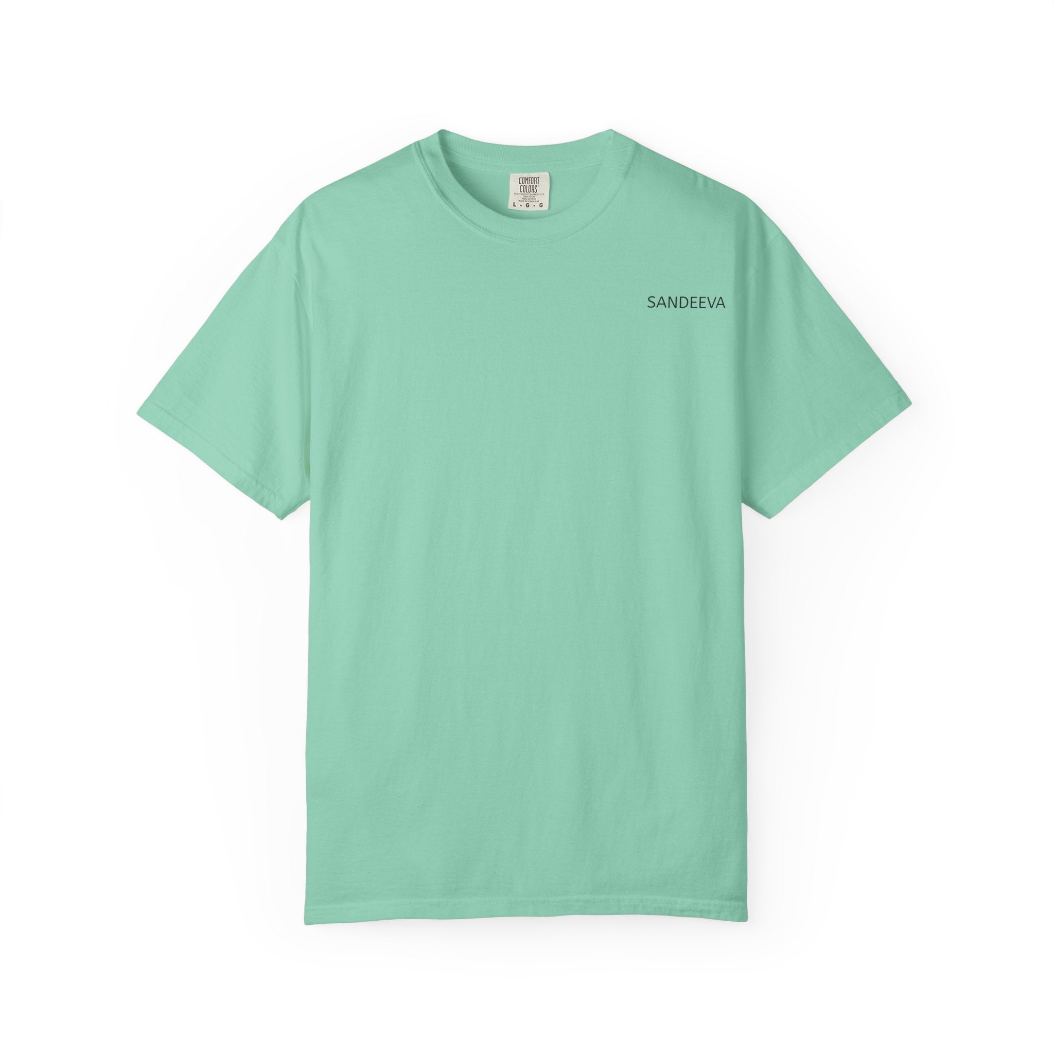 Overthinking Brain Graphic T-Shirt — "Overthinking" Back Print