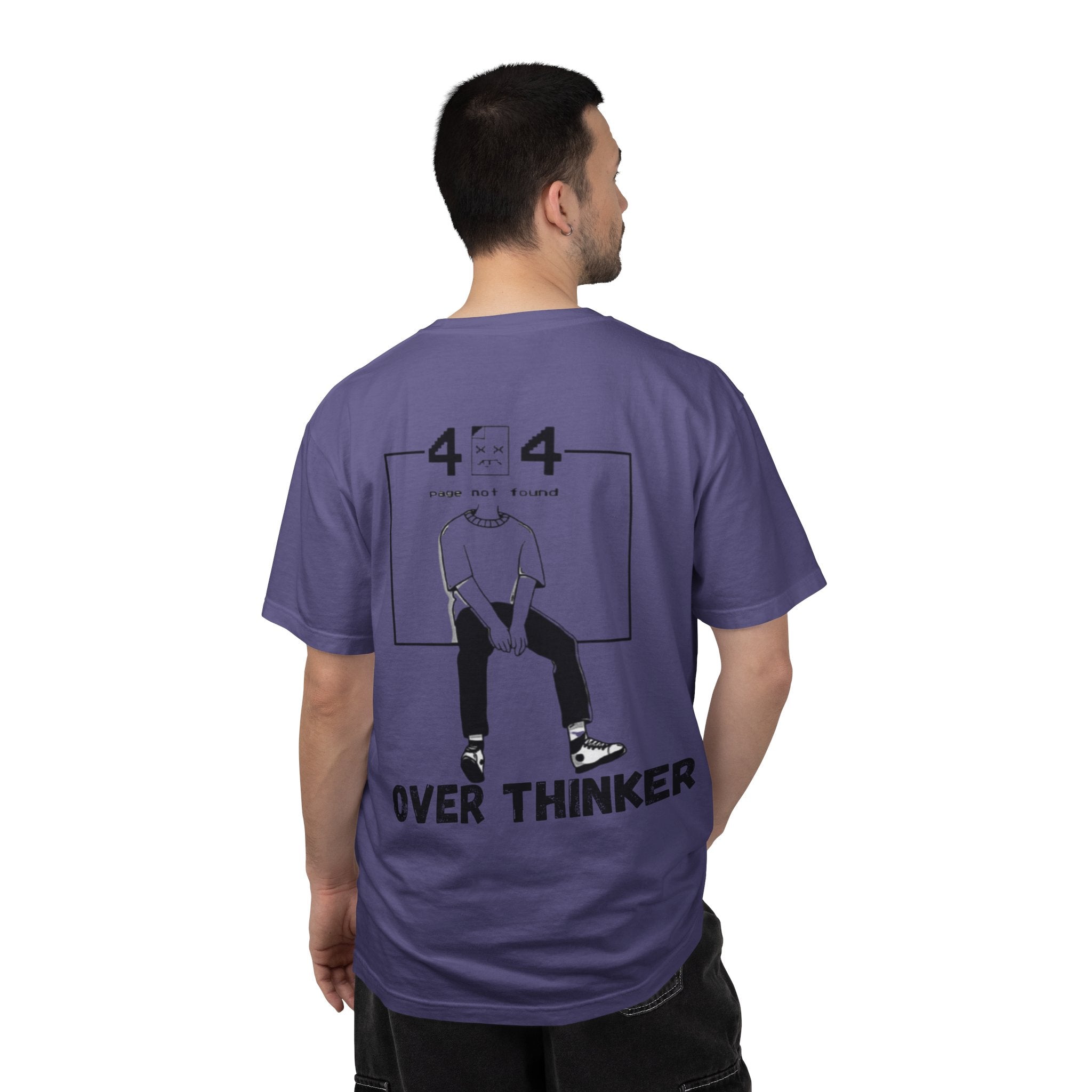 Over Thinker Graphic T-Shirt — Minimalist Illustration Tee