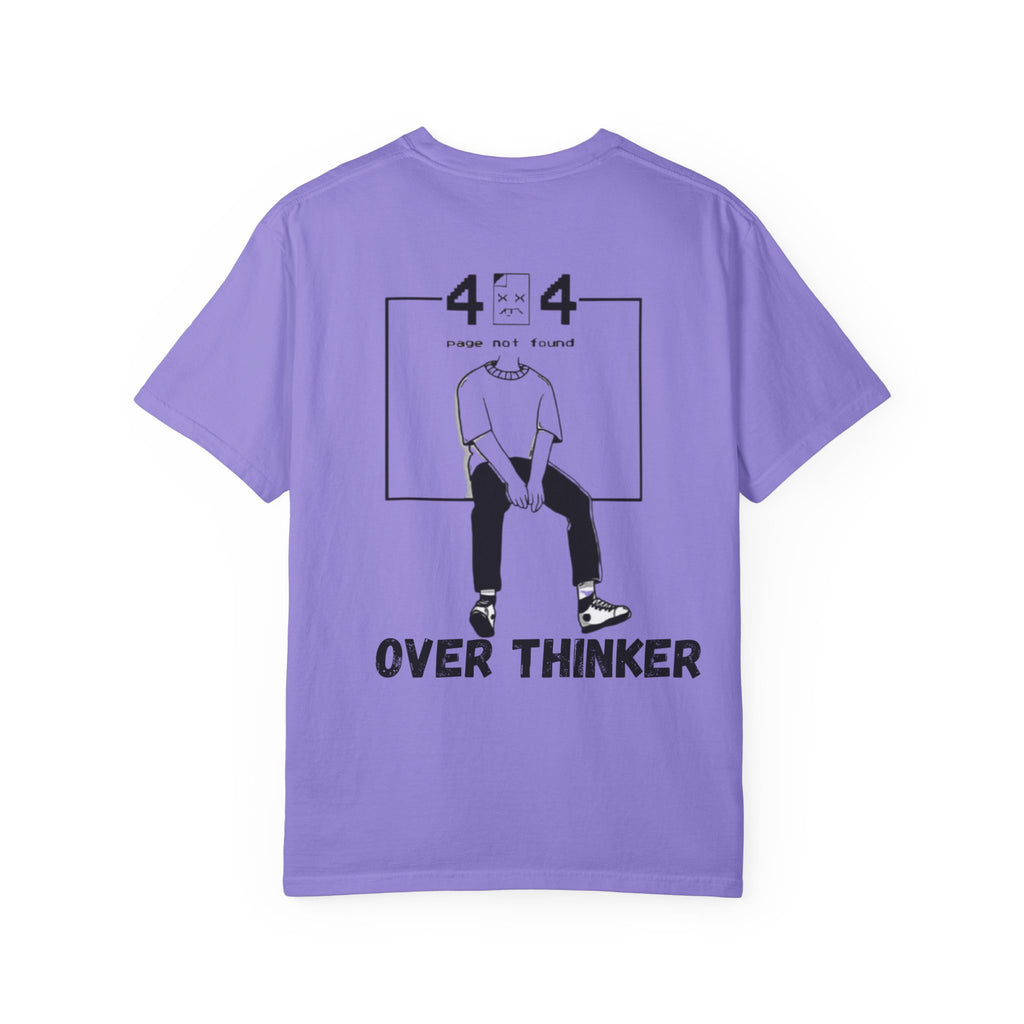 Over Thinker Graphic T-Shirt — Minimalist Illustration Tee
