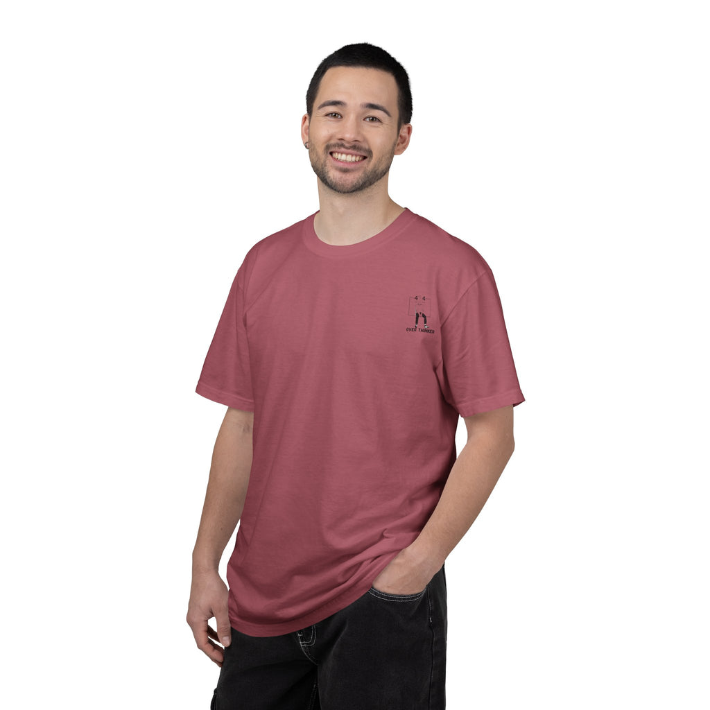 Over Thinker Graphic T-Shirt — Minimalist Illustration Tee