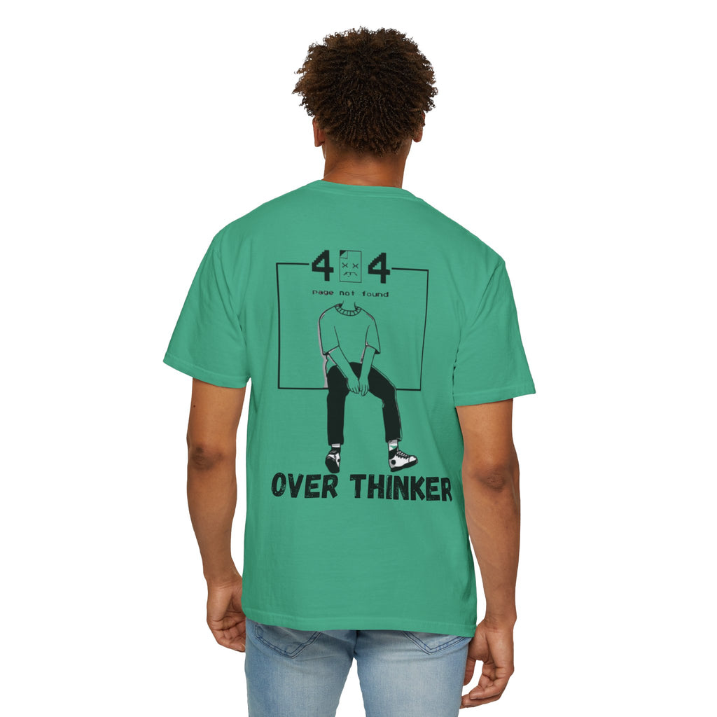 Over Thinker Graphic T-Shirt — Minimalist Illustration Tee