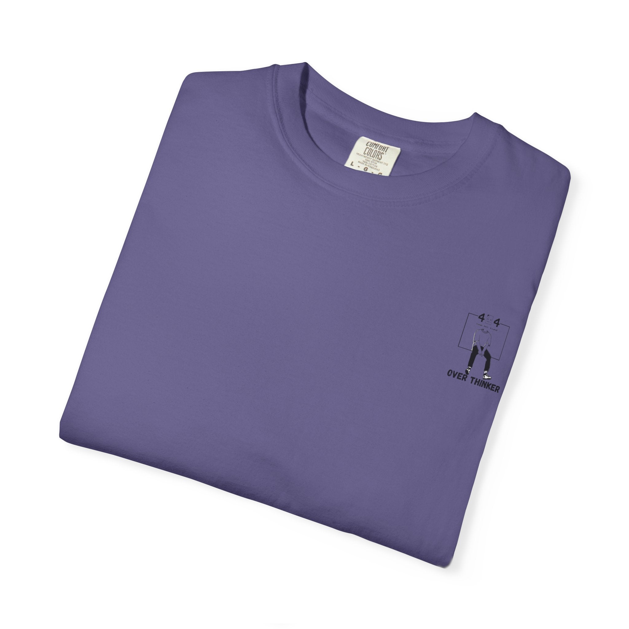 Over Thinker Graphic T-Shirt — Minimalist Illustration Tee