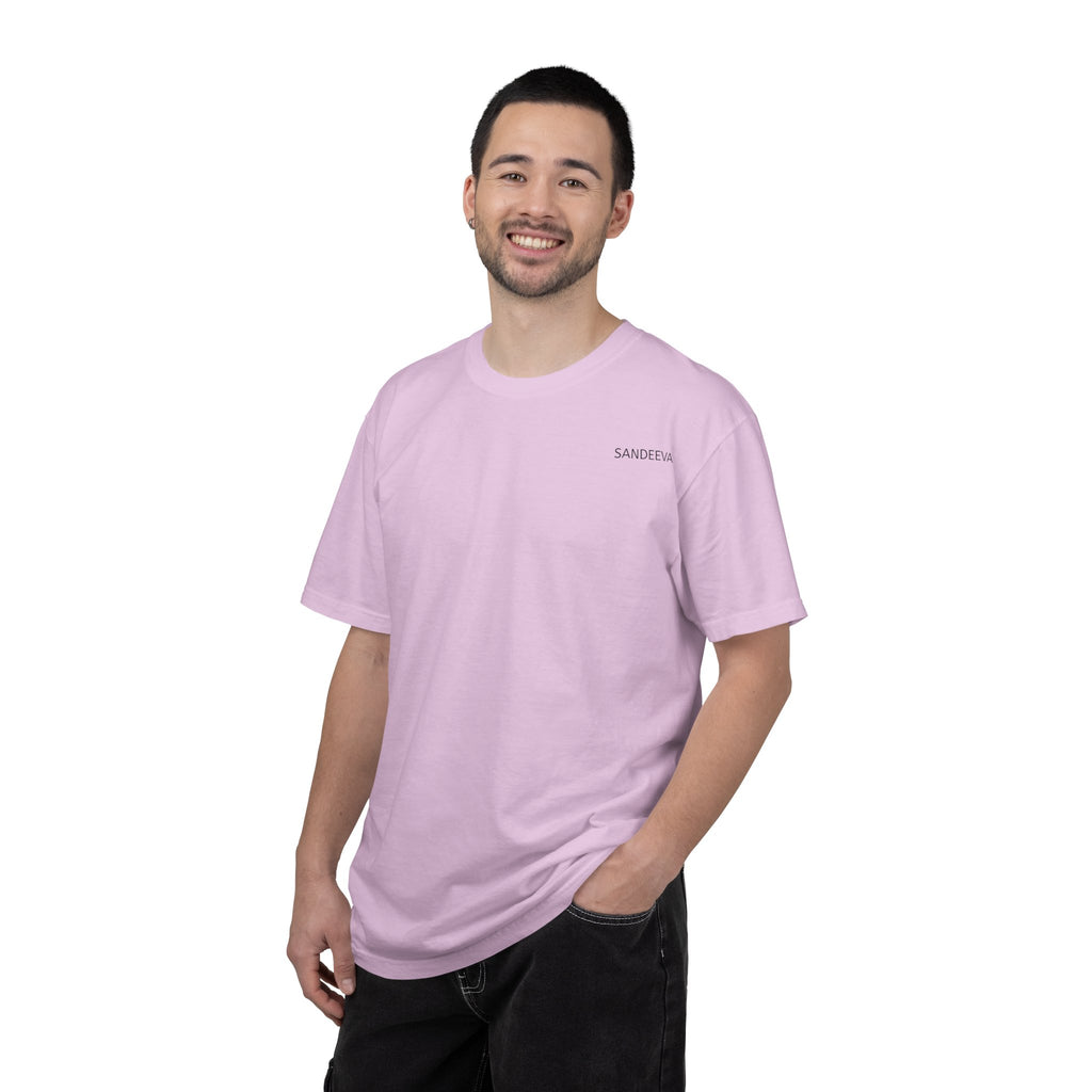 Overthinking Brain Graphic T-Shirt — "Overthinking" Back Print