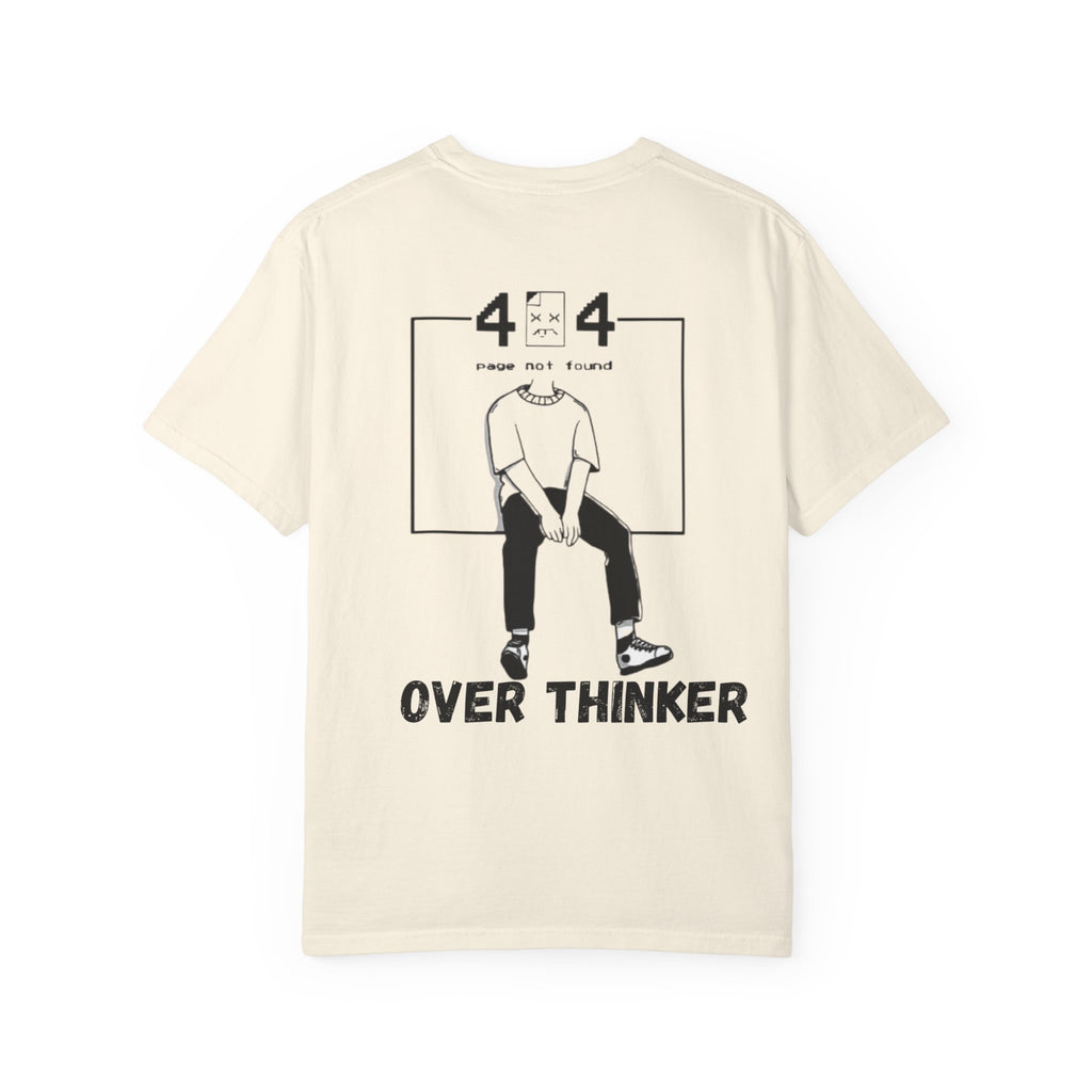 Over Thinker Graphic T-Shirt — Minimalist Illustration Tee