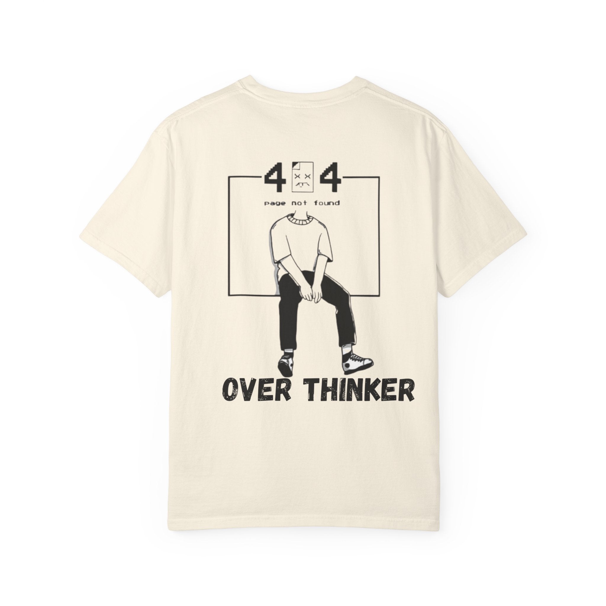 Over Thinker Graphic T-Shirt — Minimalist Illustration Tee