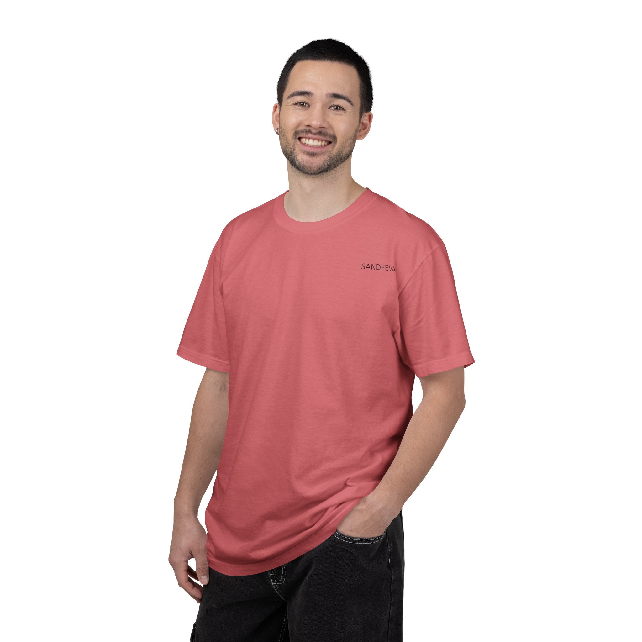 Overthinking Brain Graphic T-Shirt — "Overthinking" Back Print