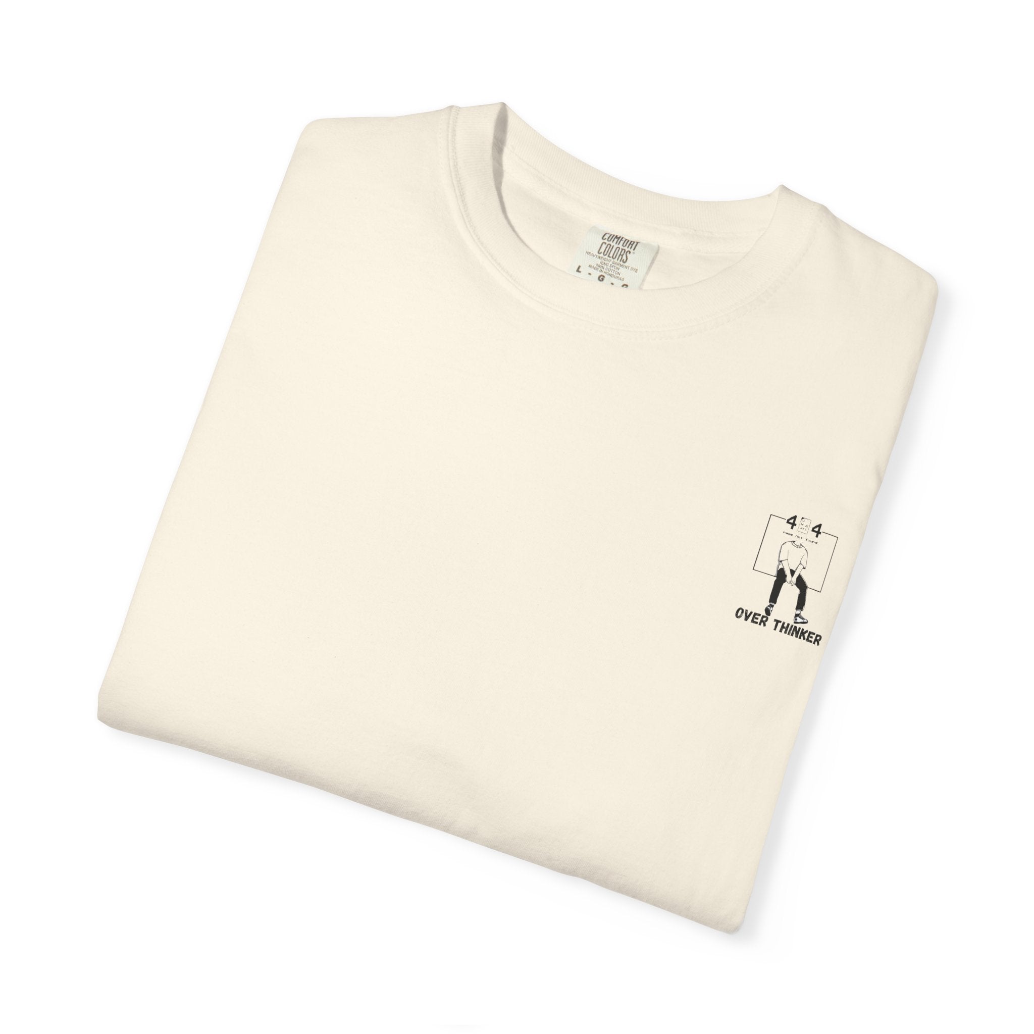 Over Thinker Graphic T-Shirt — Minimalist Illustration Tee