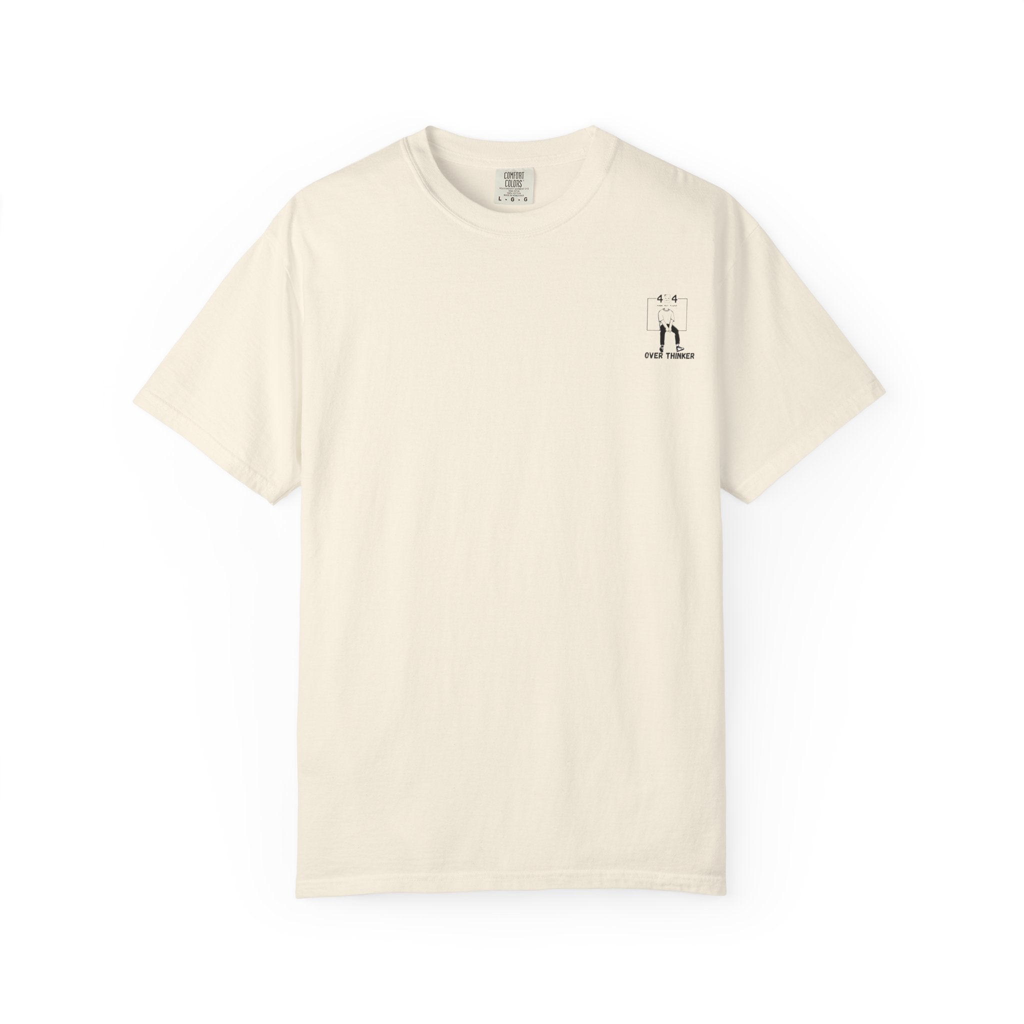 Over Thinker Graphic T-Shirt — Minimalist Illustration Tee