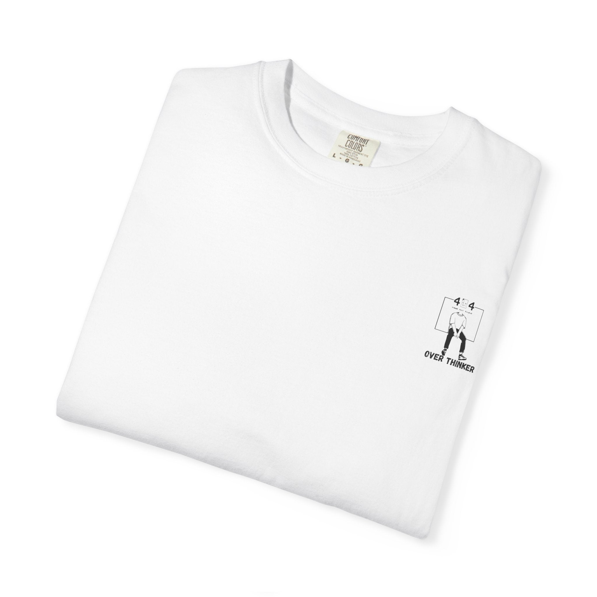 Over Thinker Graphic T-Shirt — Minimalist Illustration Tee