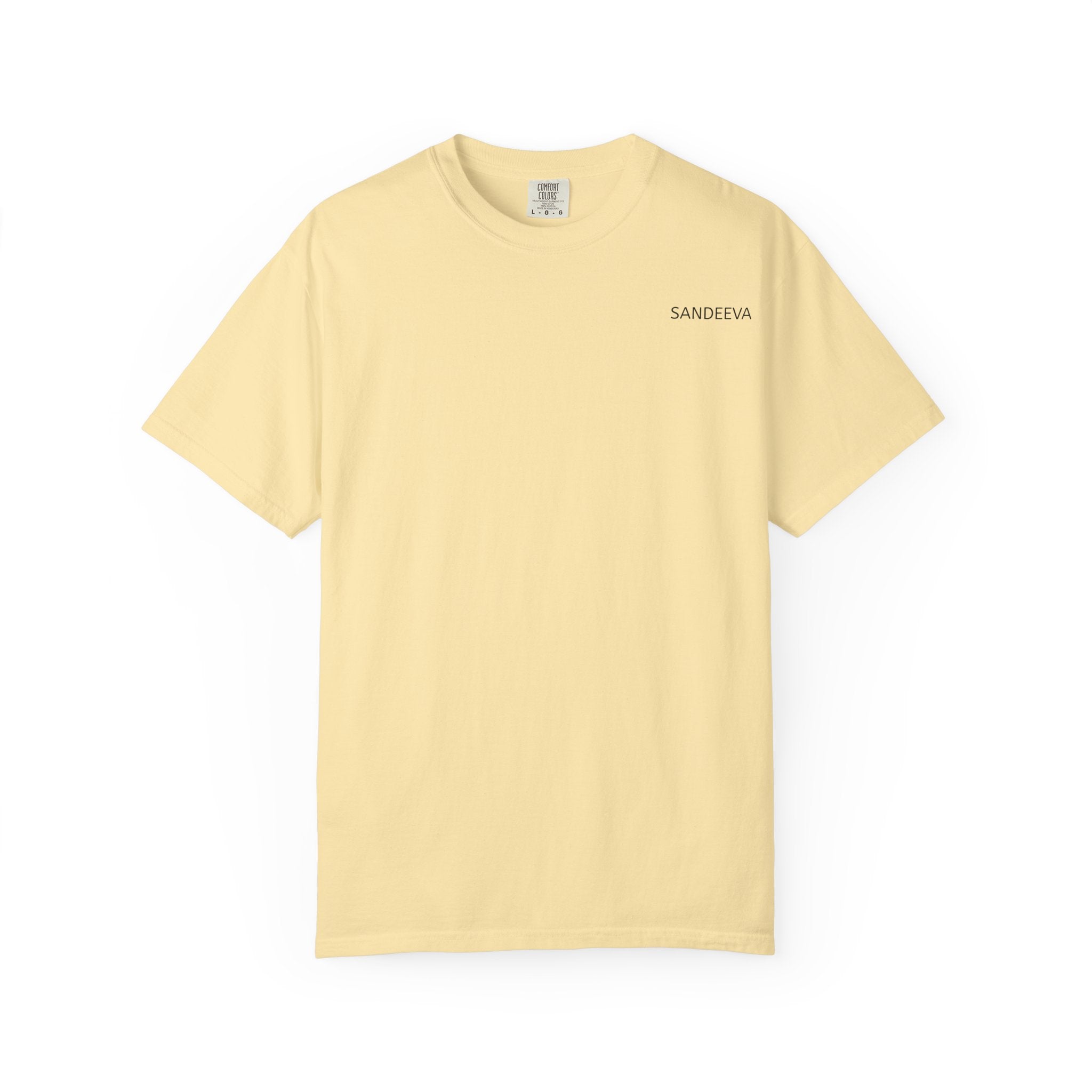 Overthinking Brain Graphic T-Shirt — "Overthinking" Back Print