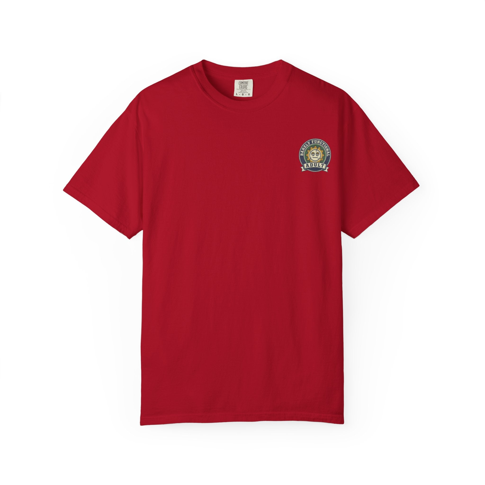 Adulting Definition T-Shirt — "Adulting: (Verb) Getting excited about cancelled plans" One Star Tee