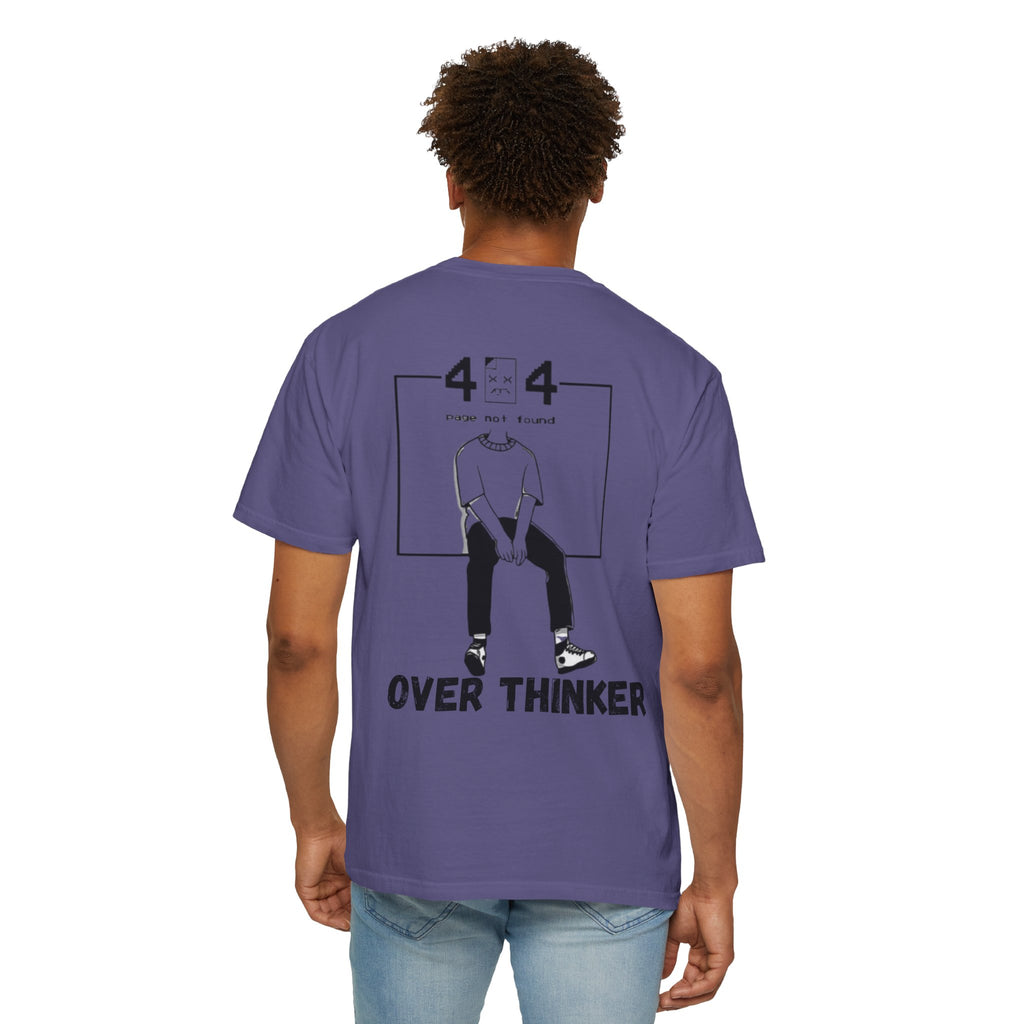 Over Thinker Graphic T-Shirt — Minimalist Illustration Tee
