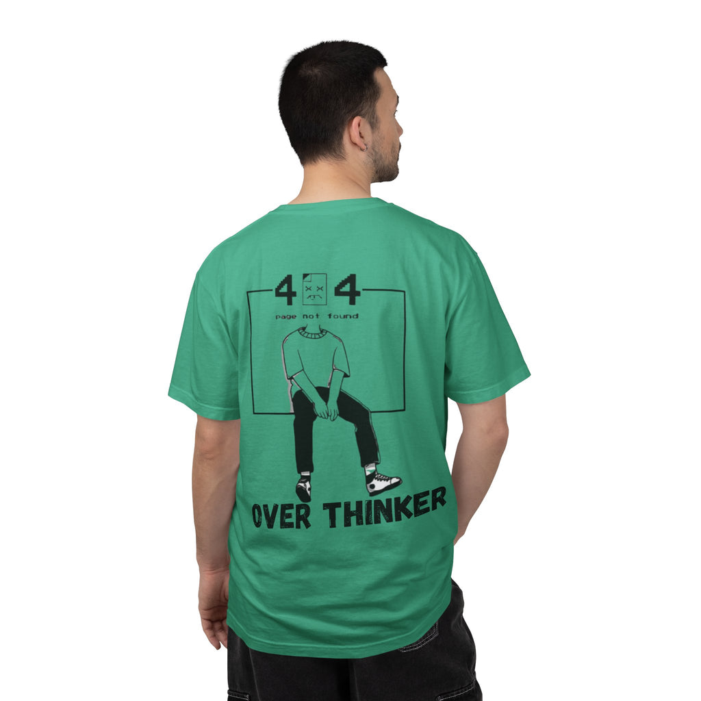 Over Thinker Graphic T-Shirt — Minimalist Illustration Tee