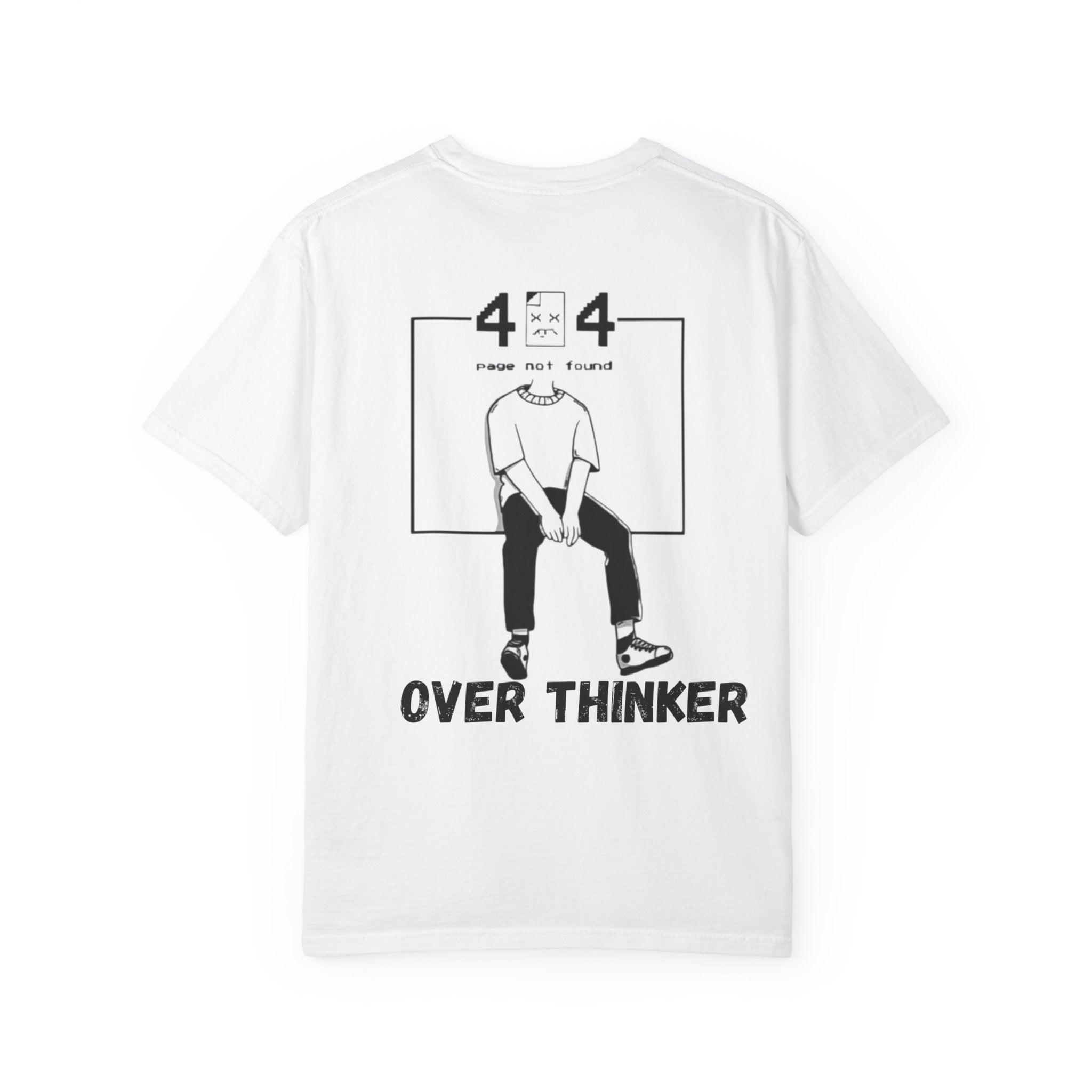 Over Thinker Graphic T-Shirt — Minimalist Illustration Tee