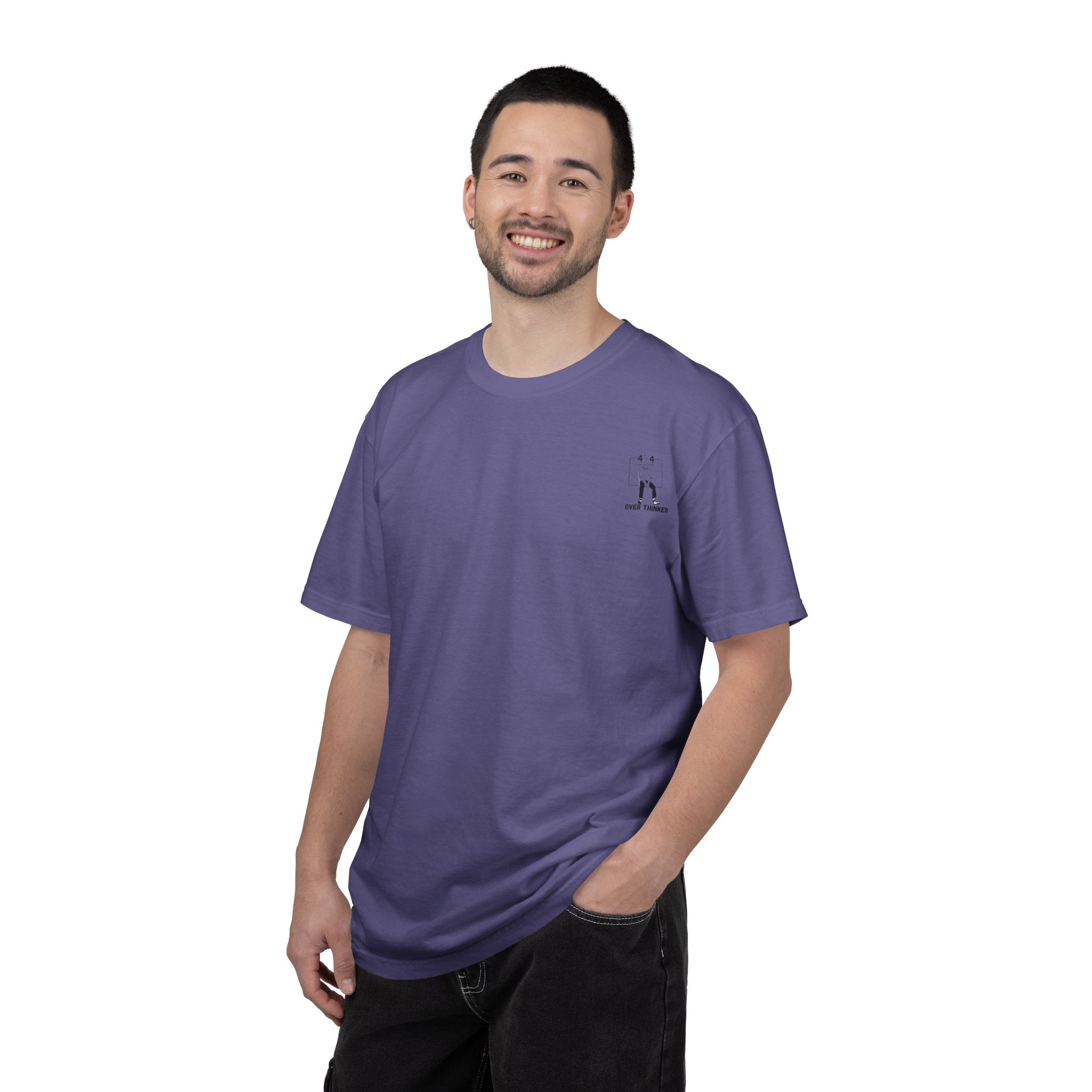 Over Thinker Graphic T-Shirt — Minimalist Illustration Tee