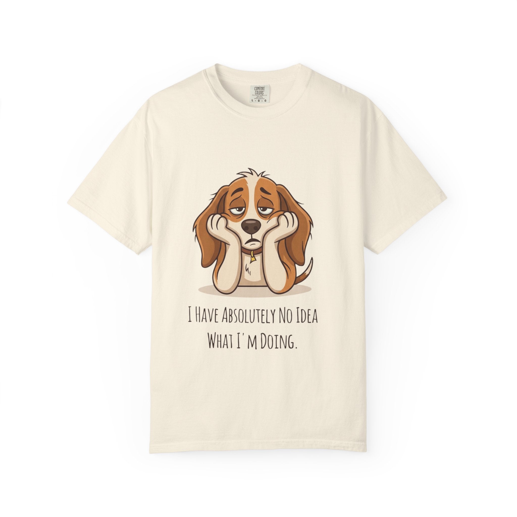 Funny Dog Adulting Confusion T-Shirt