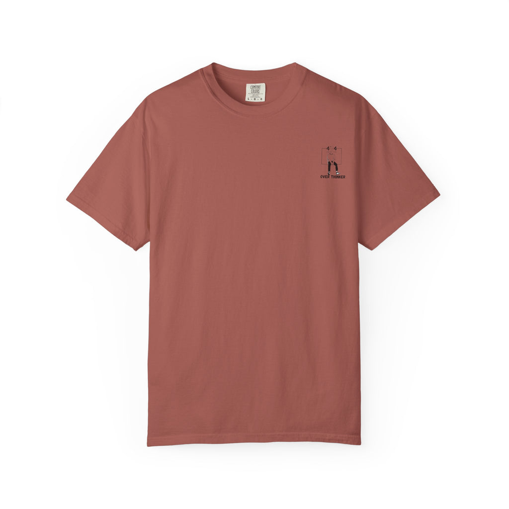 Over Thinker Graphic T-Shirt — Minimalist Illustration Tee