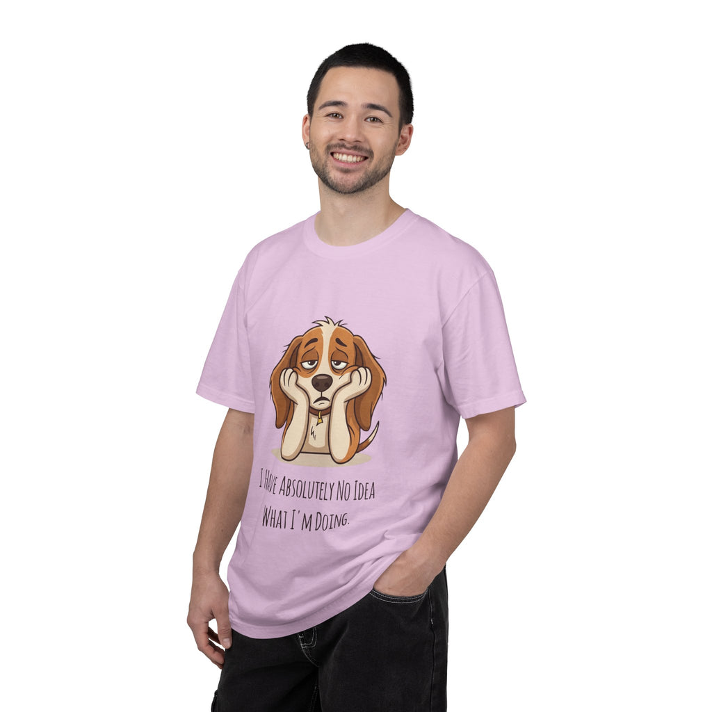 Funny Dog Adulting Confusion T-Shirt