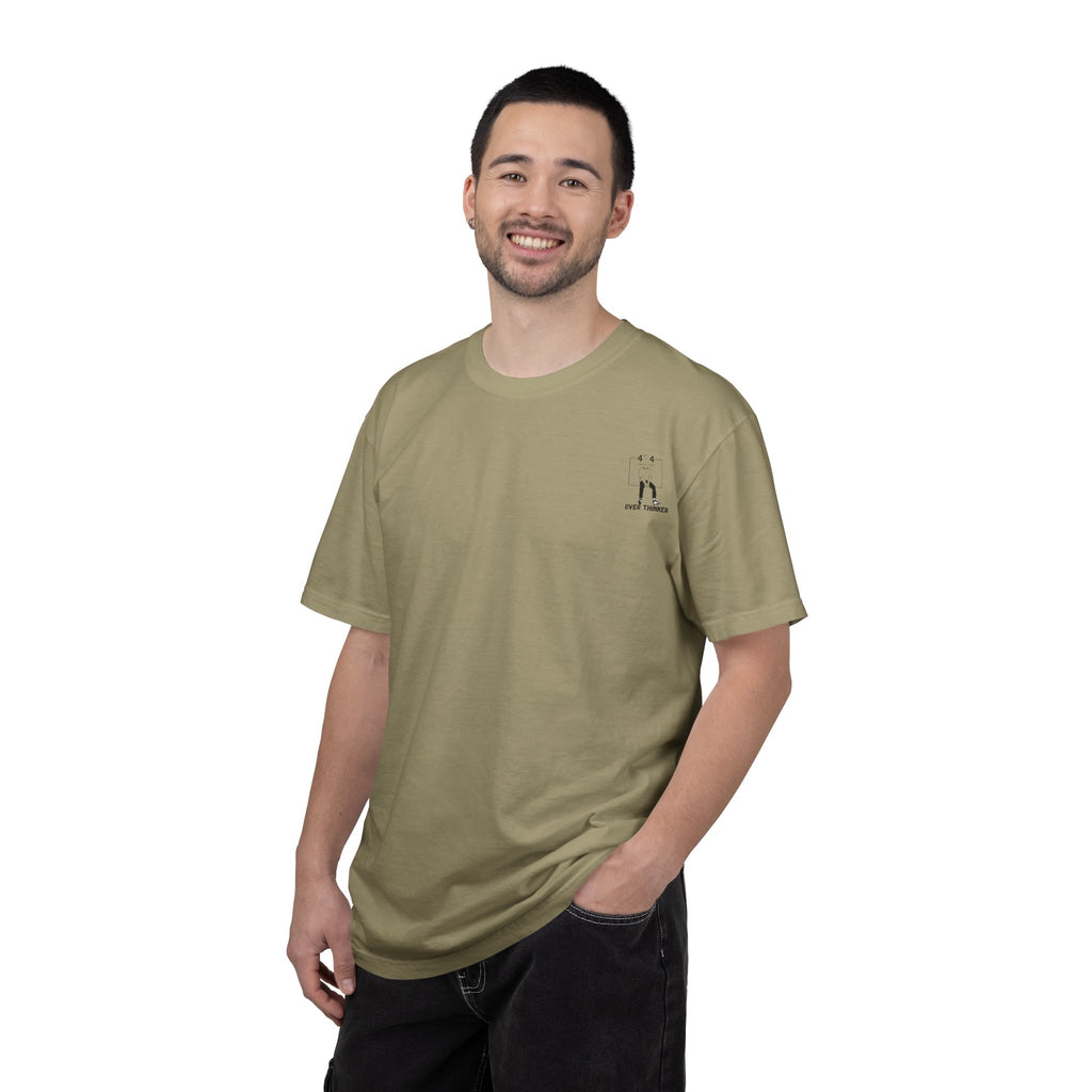 Over Thinker Graphic T-Shirt — Minimalist Illustration Tee