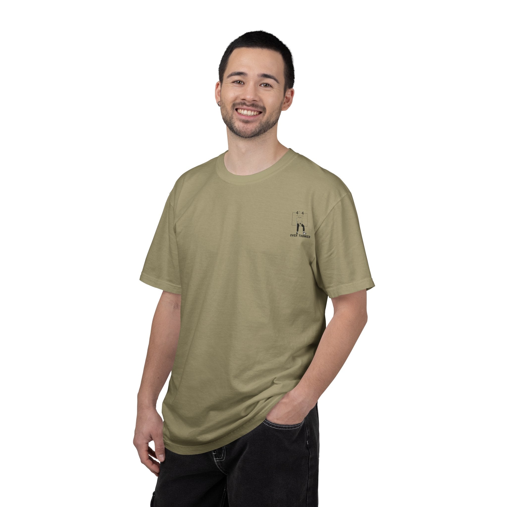 Over Thinker Graphic T-Shirt — Minimalist Illustration Tee