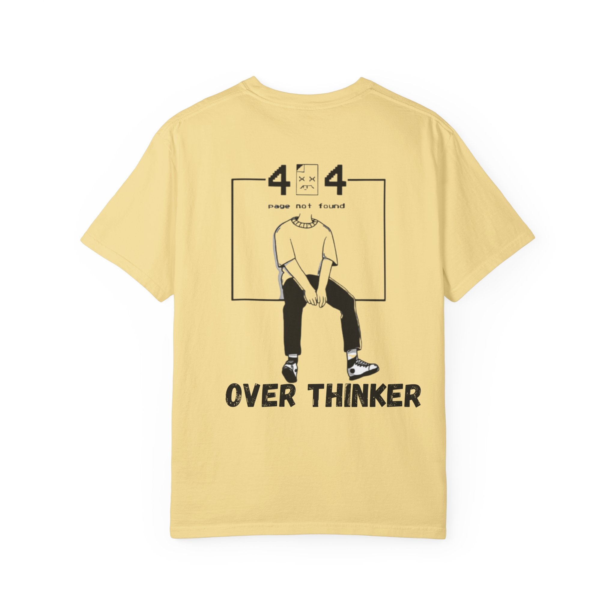 Over Thinker Graphic T-Shirt — Minimalist Illustration Tee
