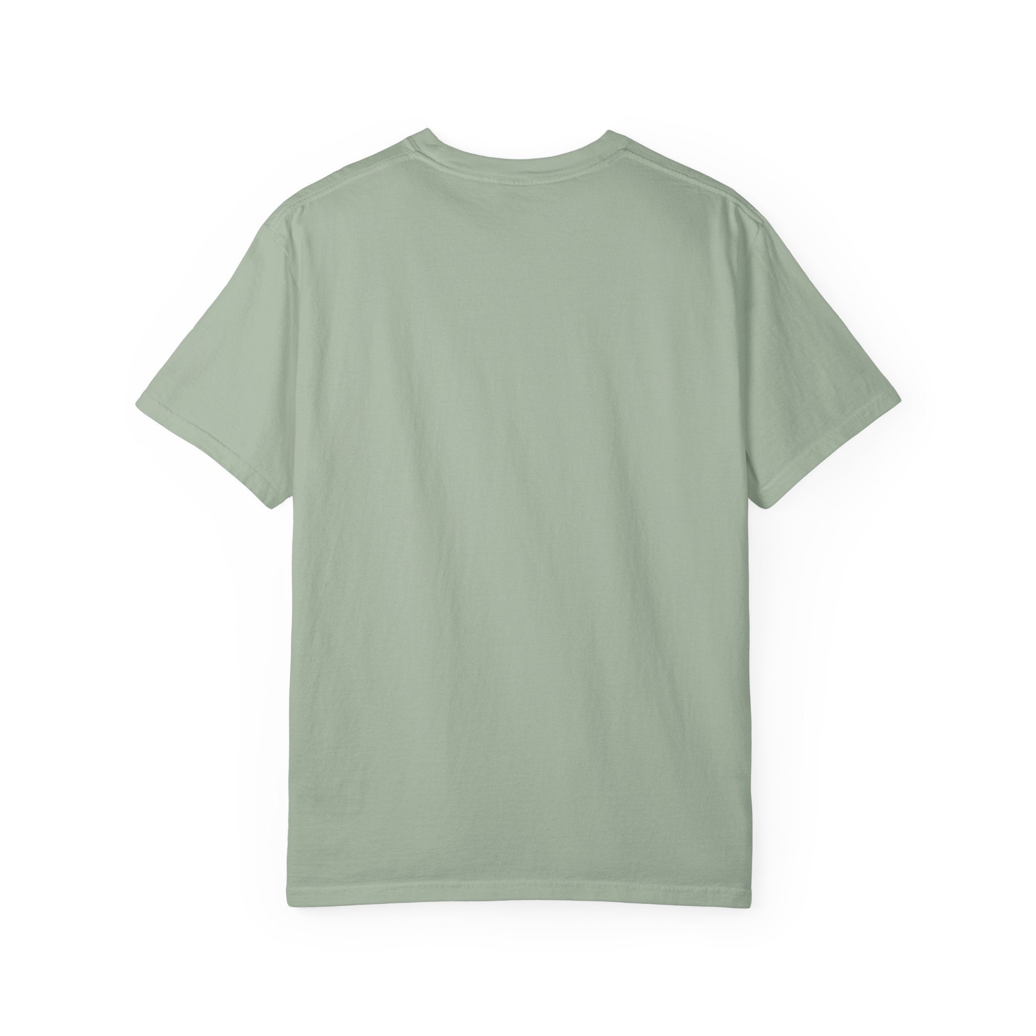 Minimal 'SANDEEVA' Solid T-Shirt — Garment-Dyed Cotton Tee