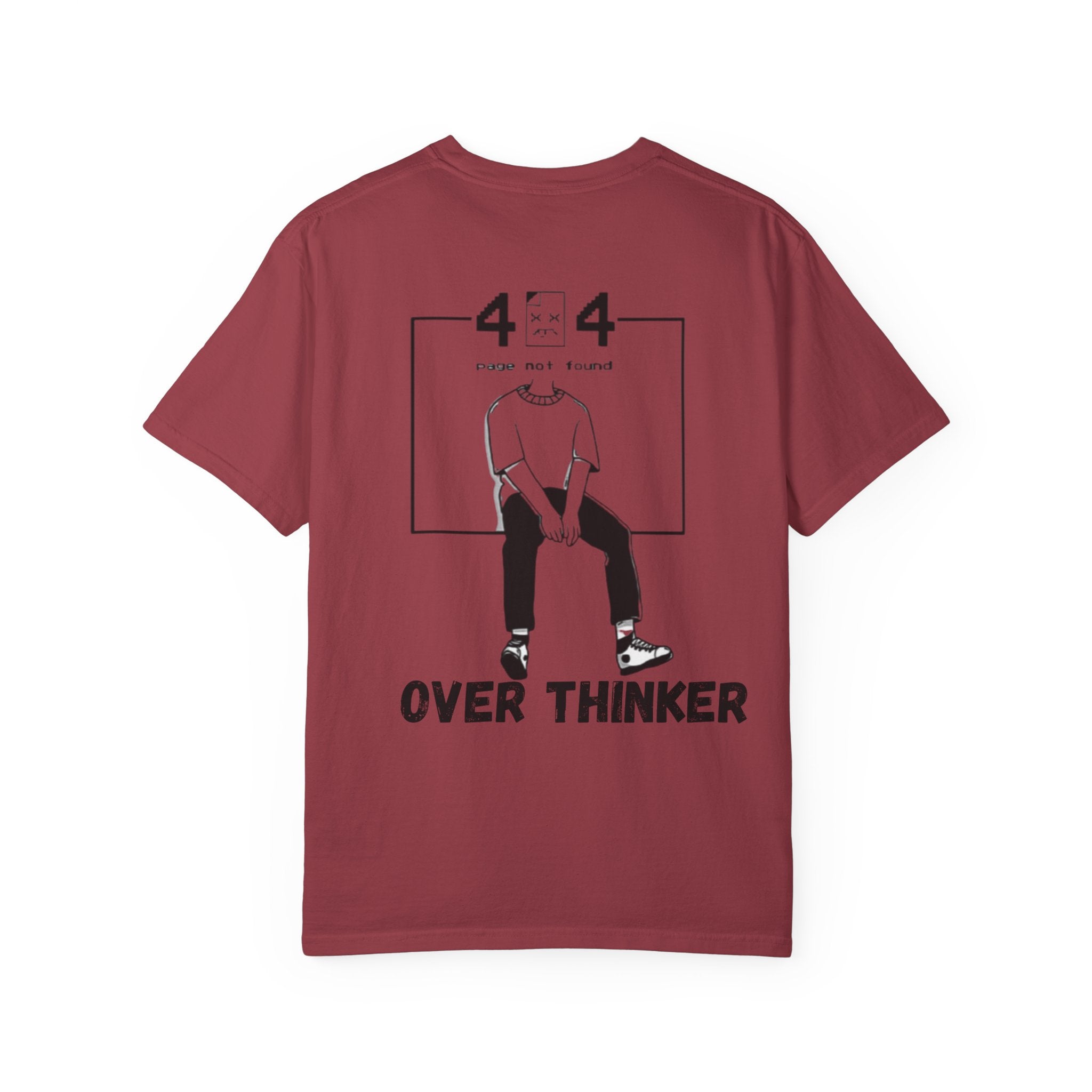 Over Thinker Graphic T-Shirt — Minimalist Illustration Tee