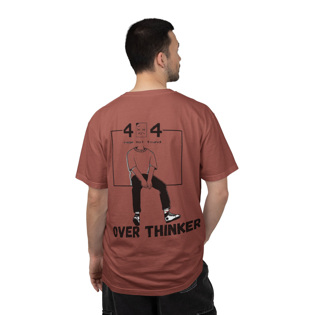 Over Thinker Graphic T-Shirt — Minimalist Illustration Tee