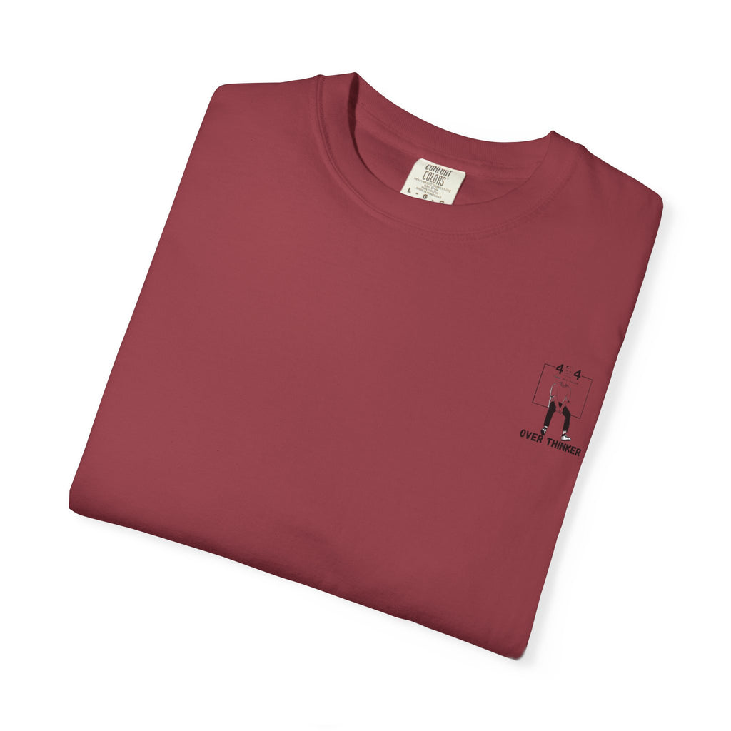 Over Thinker Graphic T-Shirt — Minimalist Illustration Tee