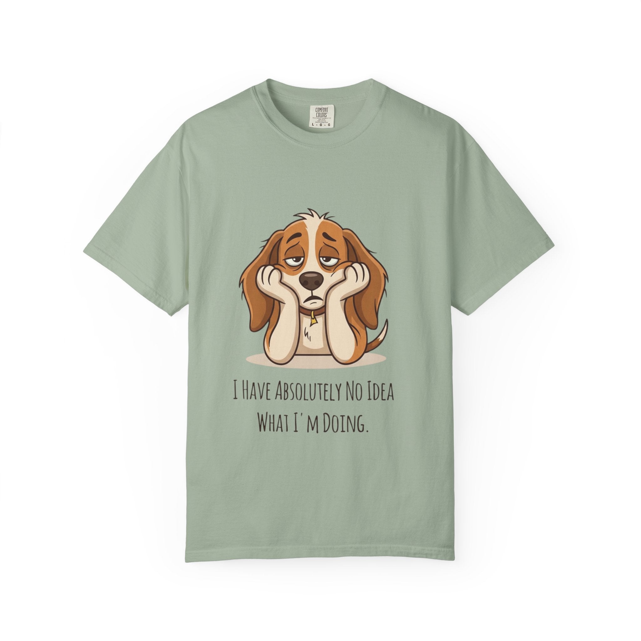 Funny Dog Adulting Confusion T-Shirt