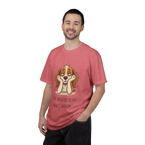 Funny Dog Adulting Confusion T-Shirt
