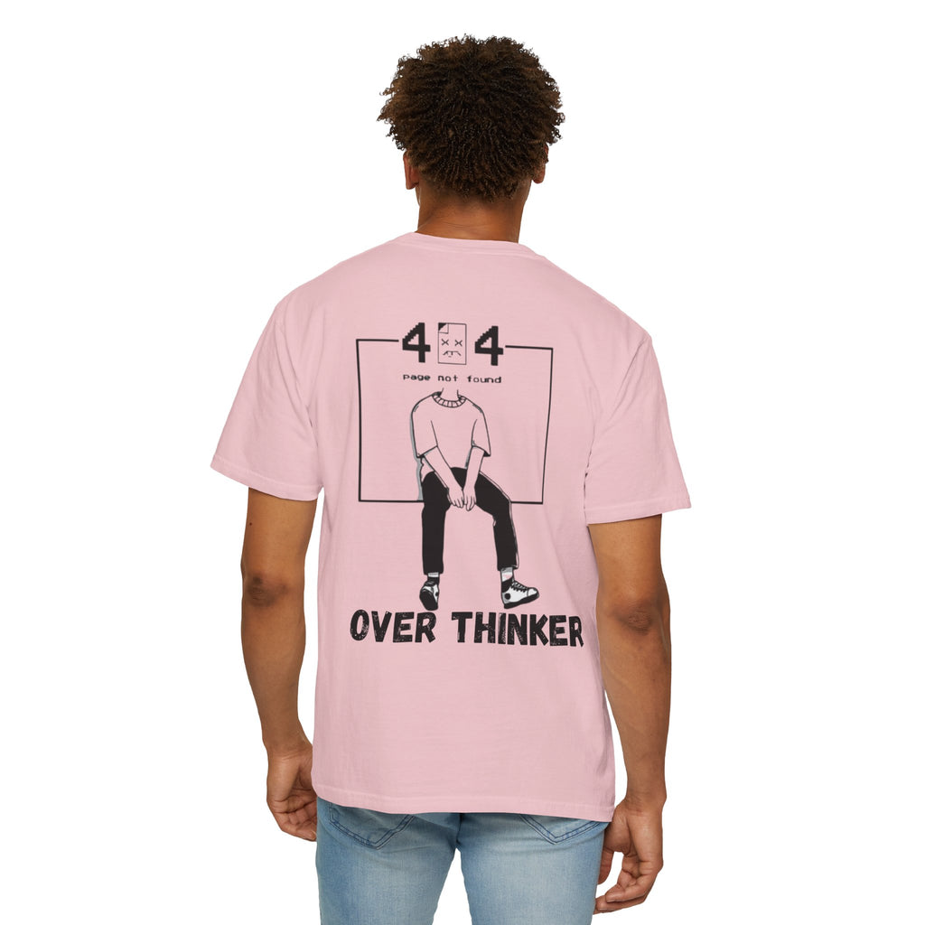 Over Thinker Graphic T-Shirt — Minimalist Illustration Tee