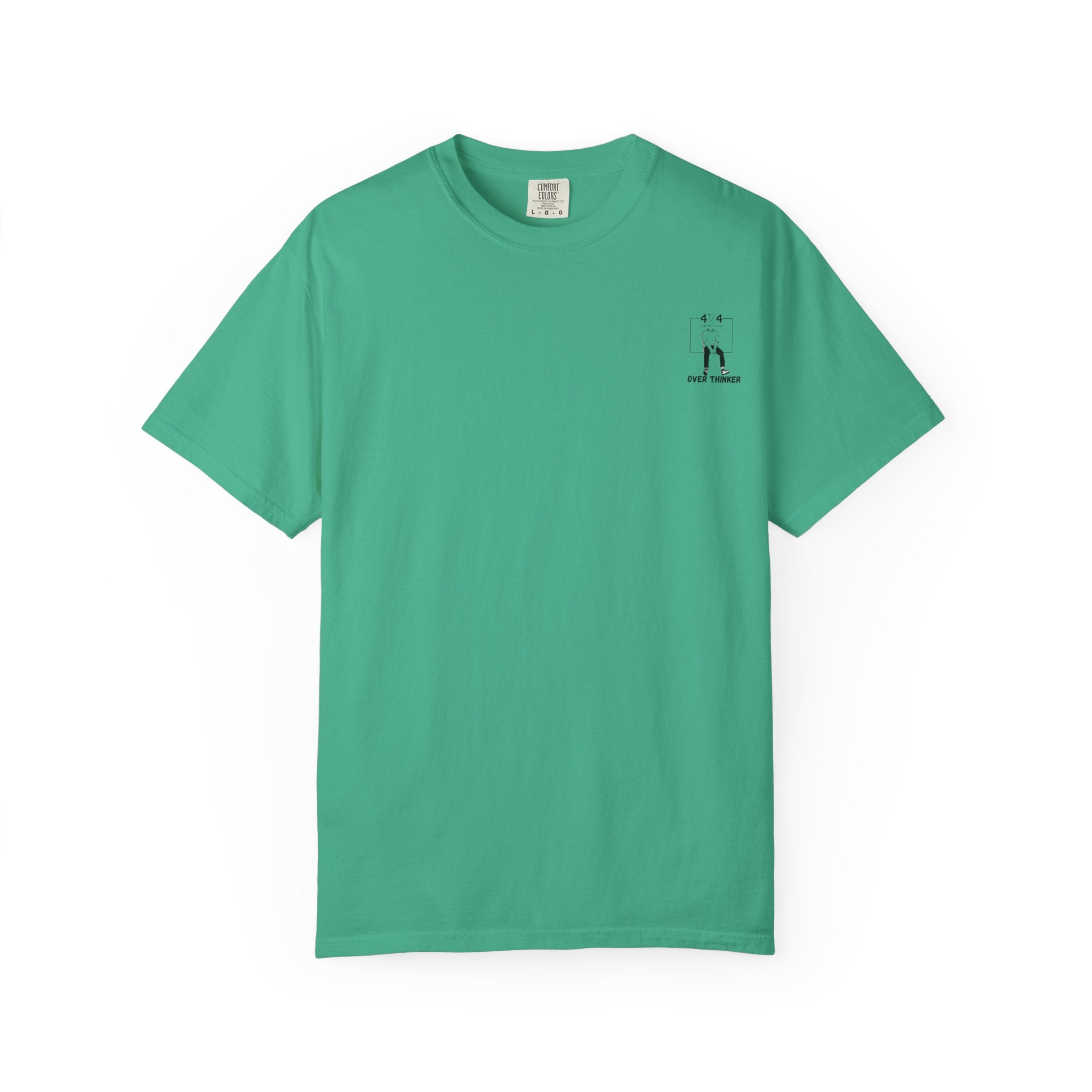 Over Thinker Graphic T-Shirt — Minimalist Illustration Tee