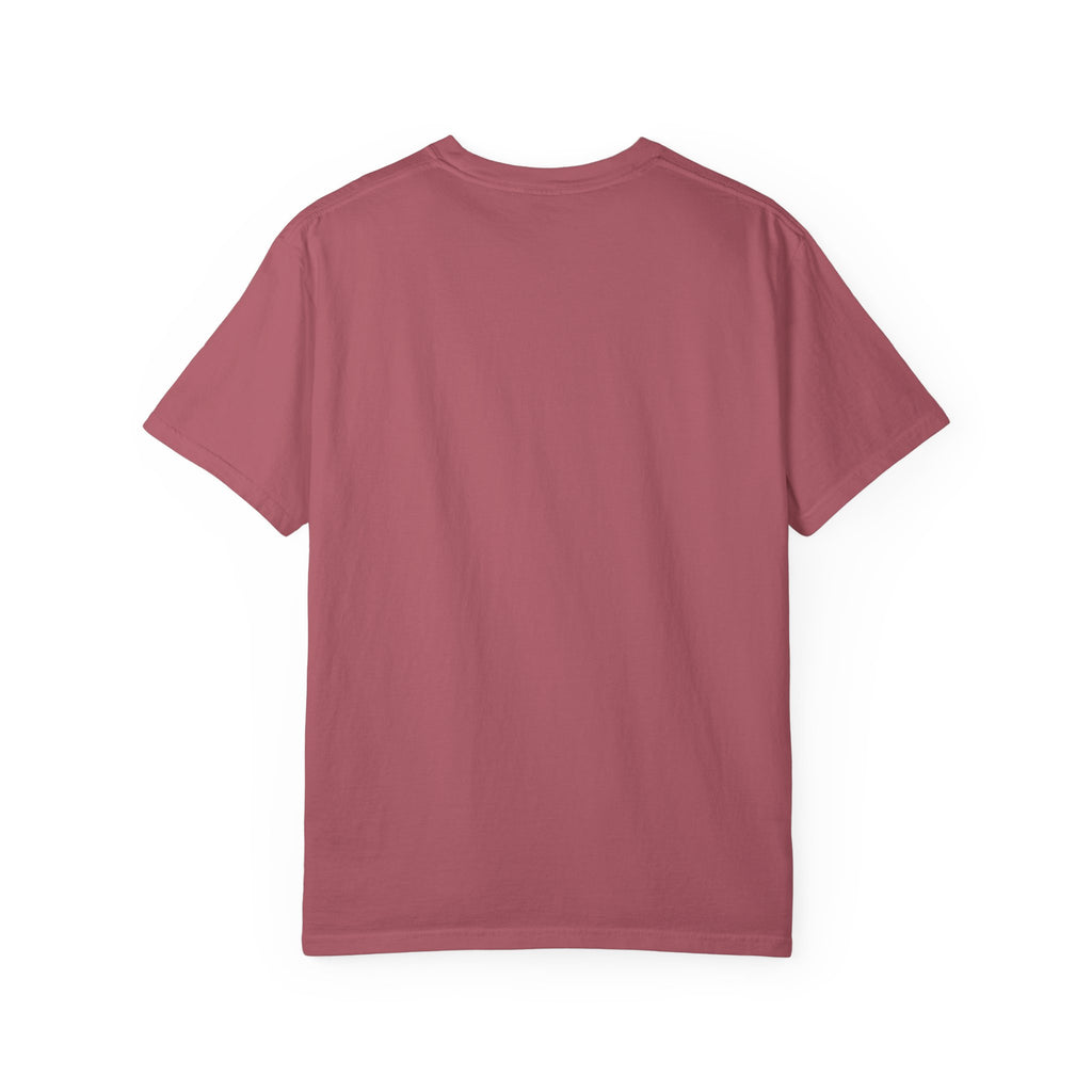 Minimal 'SANDEEVA' Solid T-Shirt — Garment-Dyed Cotton Tee