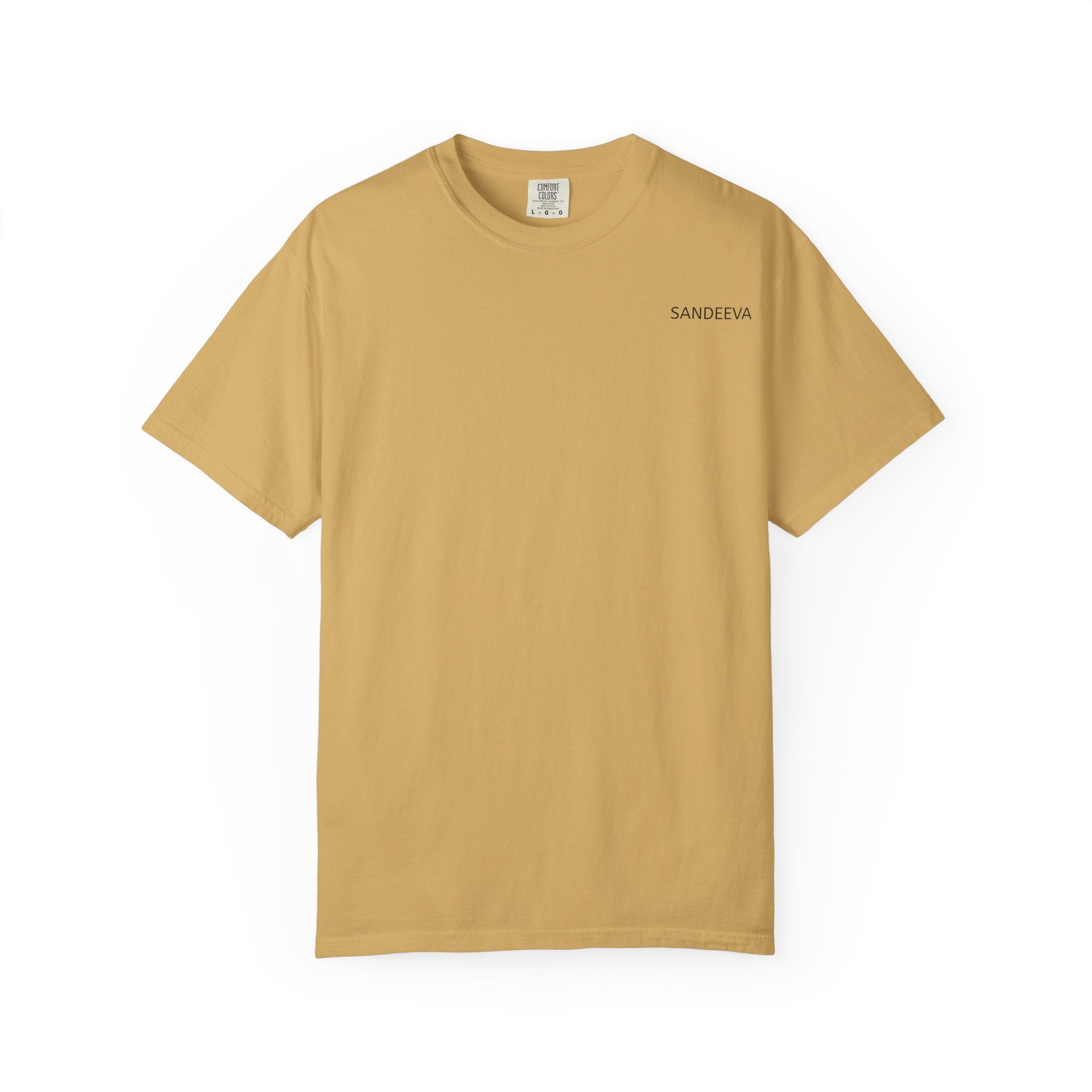 Overthinking Brain Graphic T-Shirt — "Overthinking" Back Print