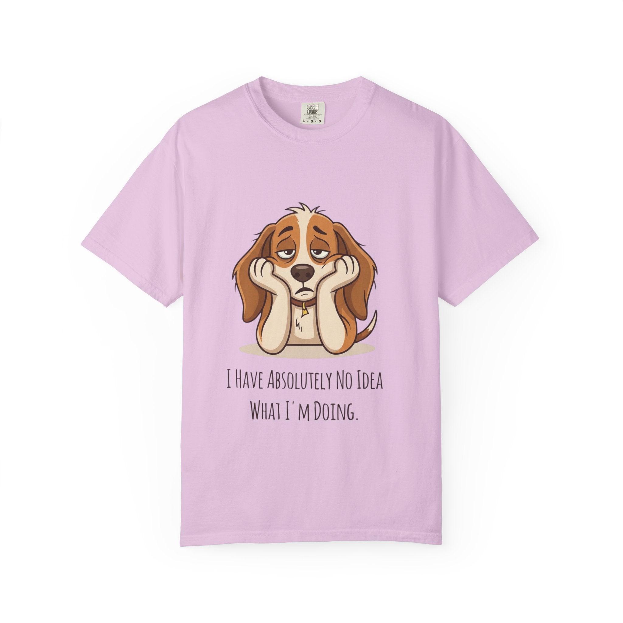 Funny Dog Adulting Confusion T-Shirt