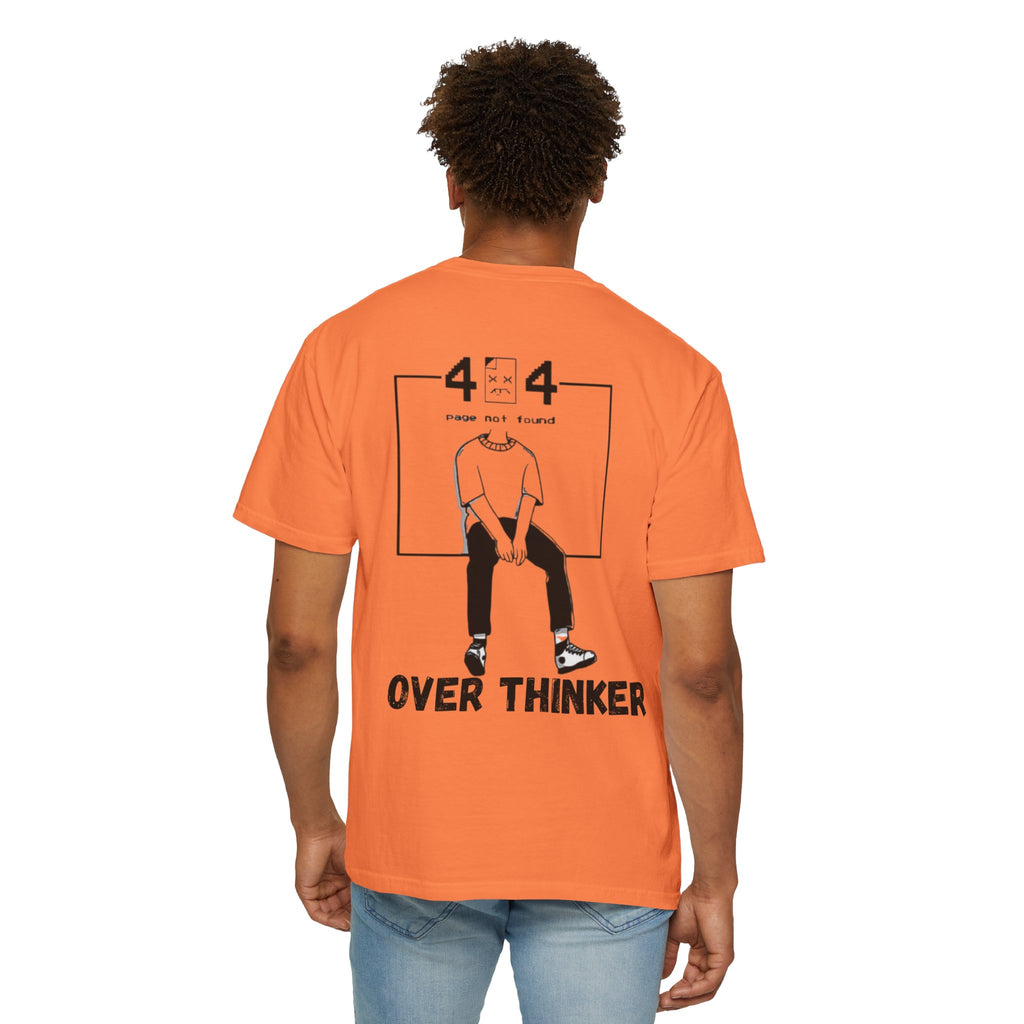 Over Thinker Graphic T-Shirt — Minimalist Illustration Tee