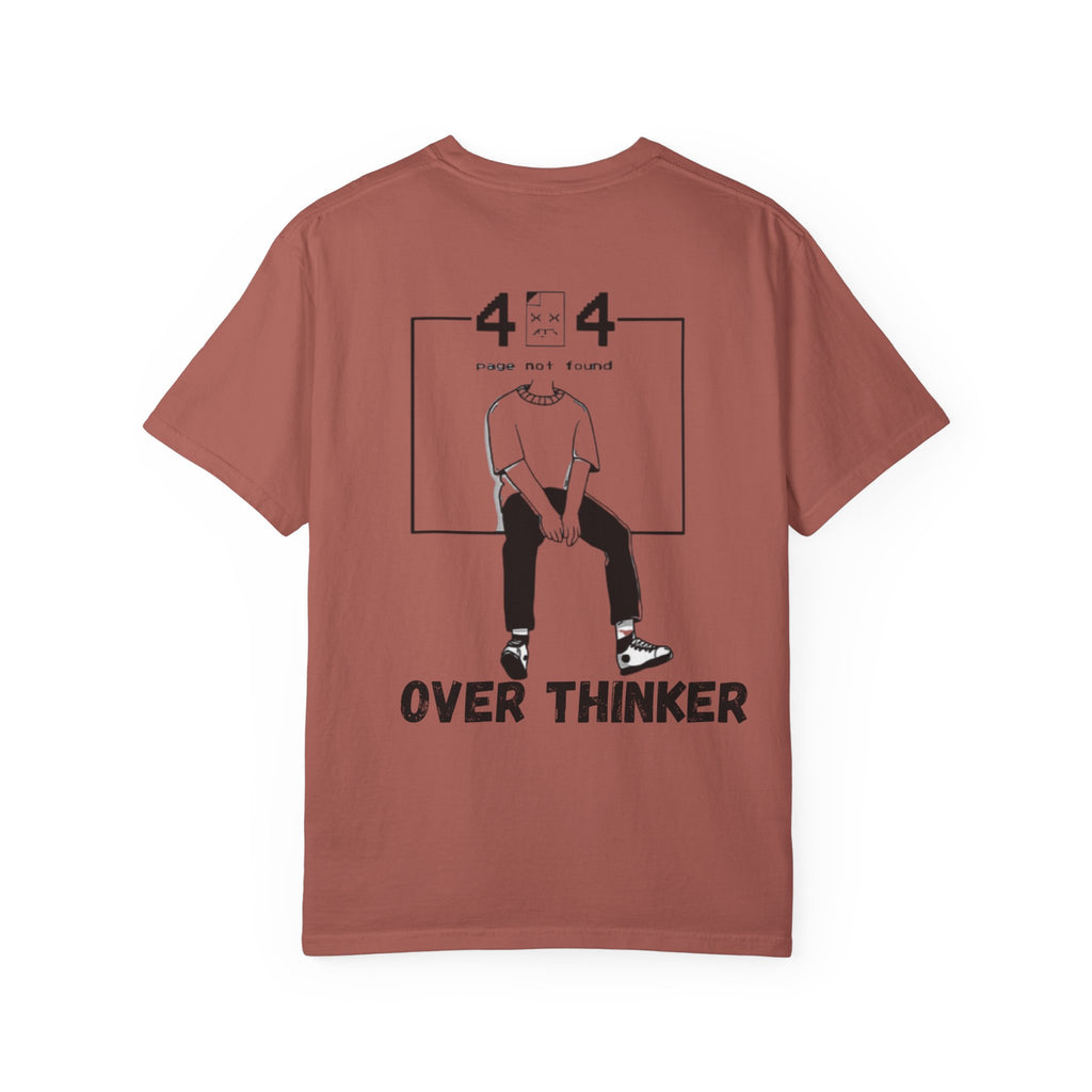 Over Thinker Graphic T-Shirt — Minimalist Illustration Tee