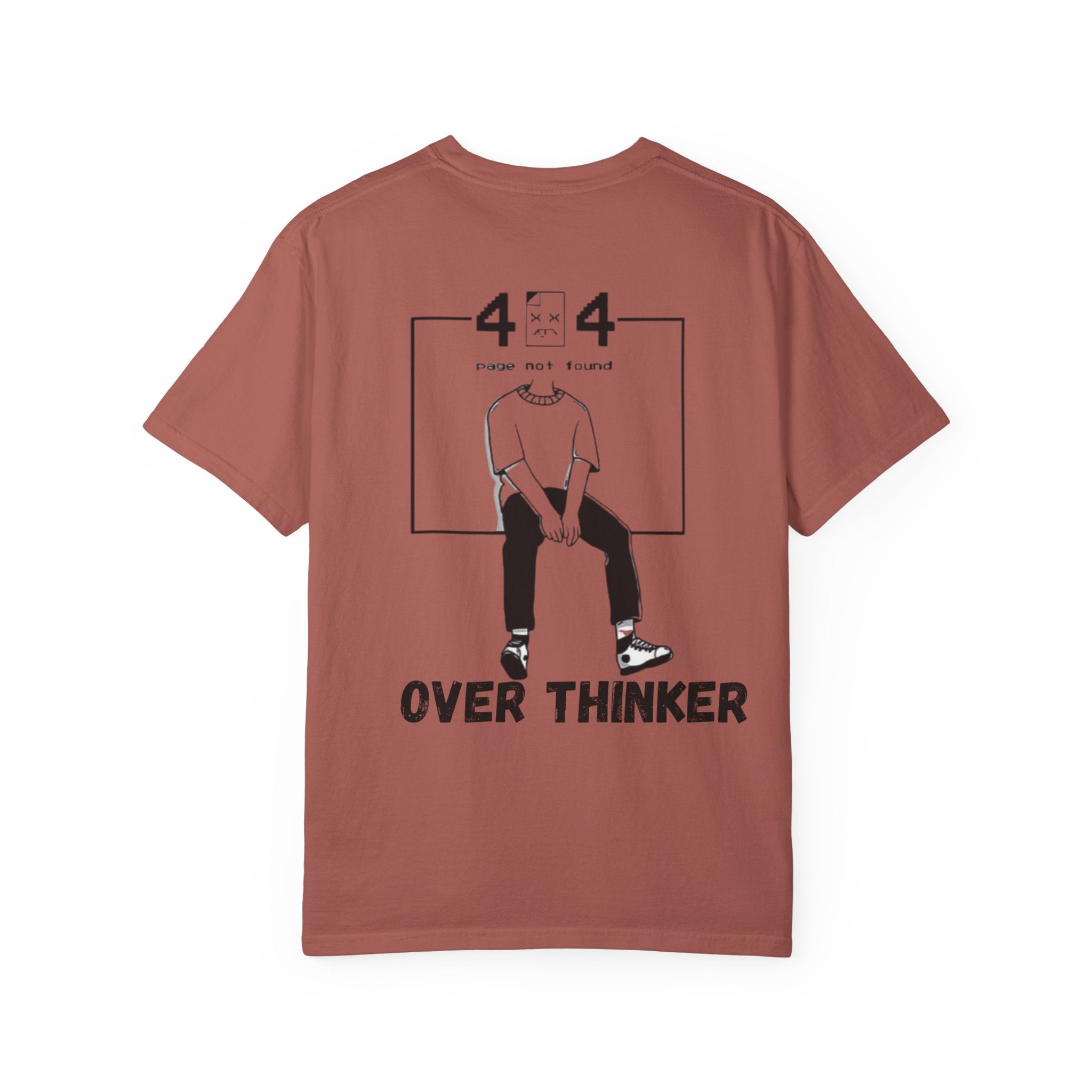Over Thinker Graphic T-Shirt — Minimalist Illustration Tee