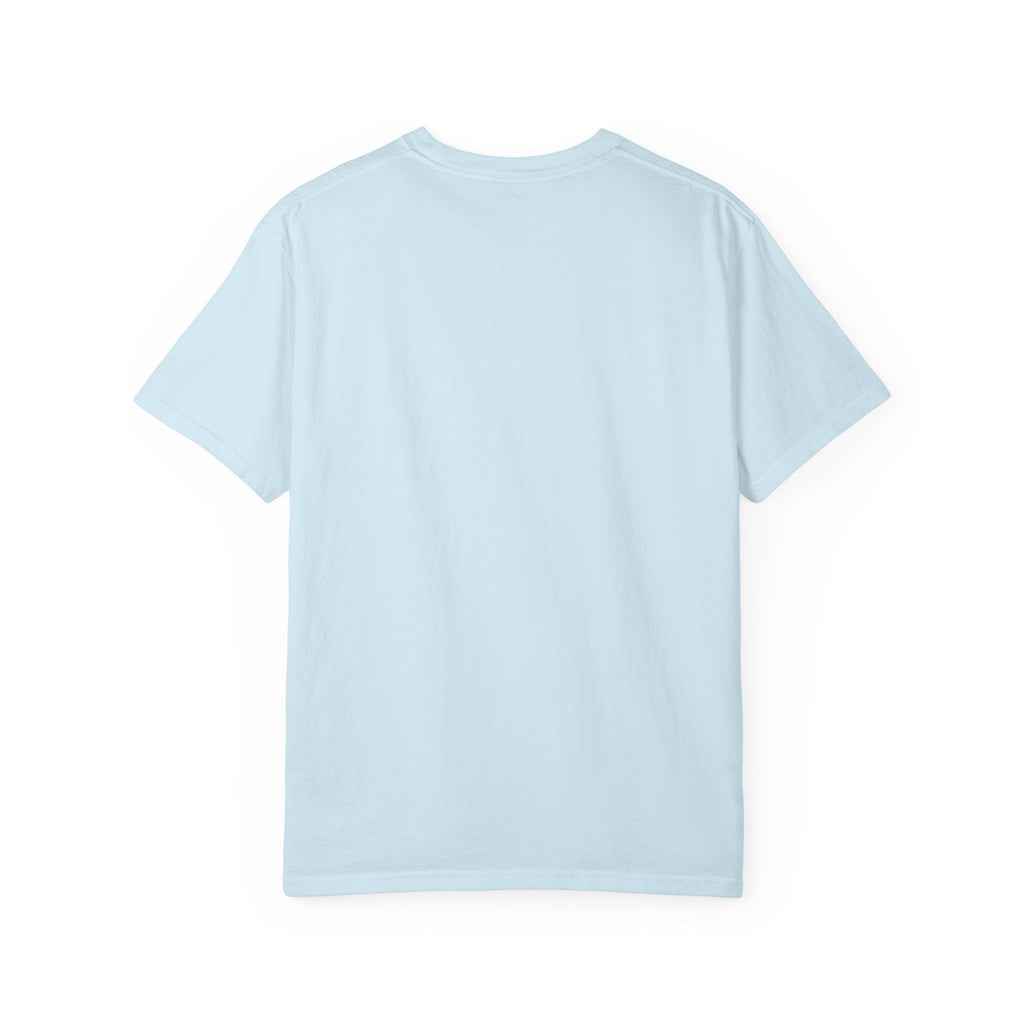 Minimal 'SANDEEVA' Solid T-Shirt — Garment-Dyed Cotton Tee