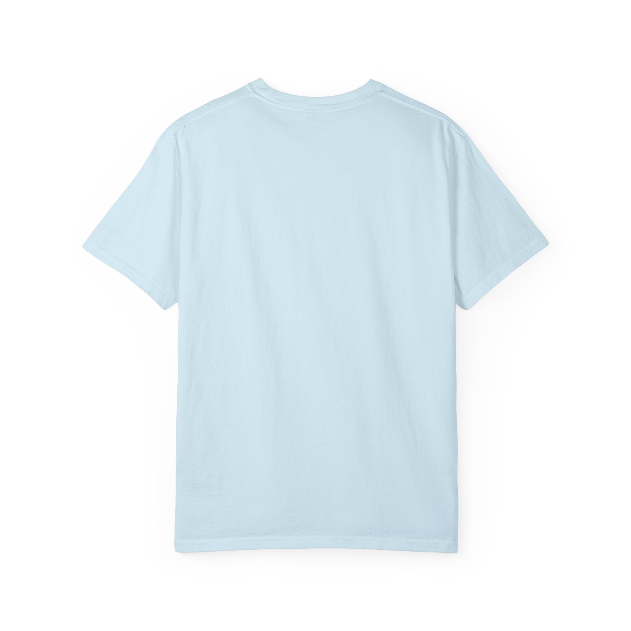 Minimal 'SANDEEVA' Solid T-Shirt — Garment-Dyed Cotton Tee