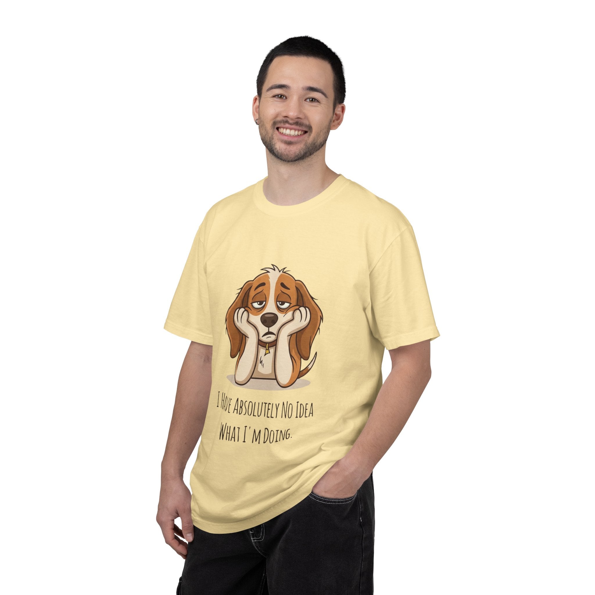 Funny Dog Adulting Confusion T-Shirt