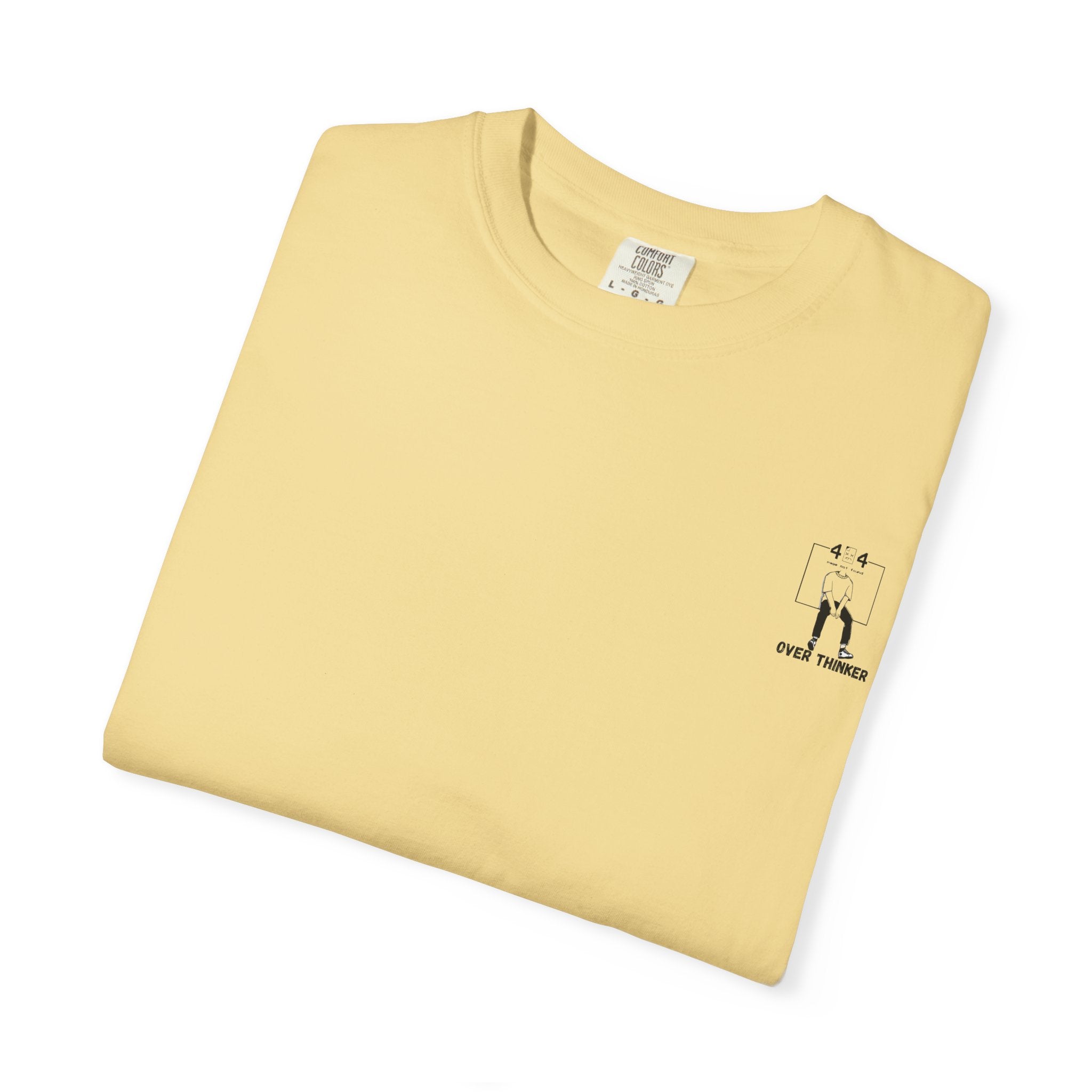 Over Thinker Graphic T-Shirt — Minimalist Illustration Tee