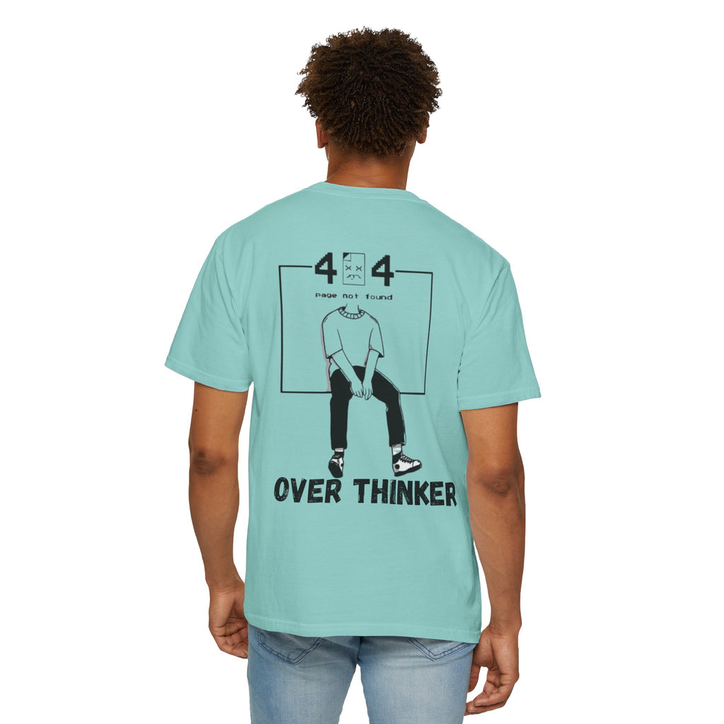 Over Thinker Graphic T-Shirt — Minimalist Illustration Tee