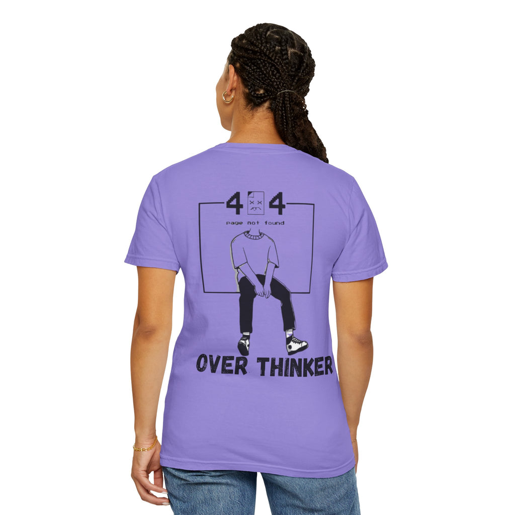 Over Thinker Graphic T-Shirt — Minimalist Illustration Tee