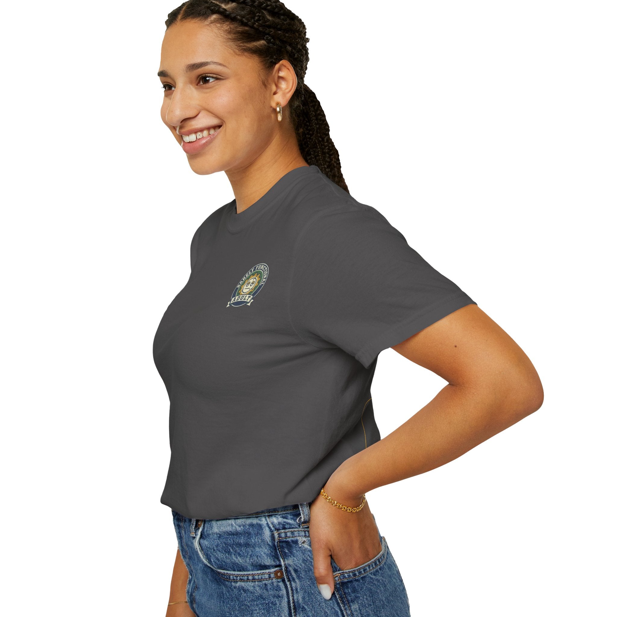 Adulting Definition T-Shirt — "Adulting: (Verb) Getting excited about cancelled plans" One Star Tee