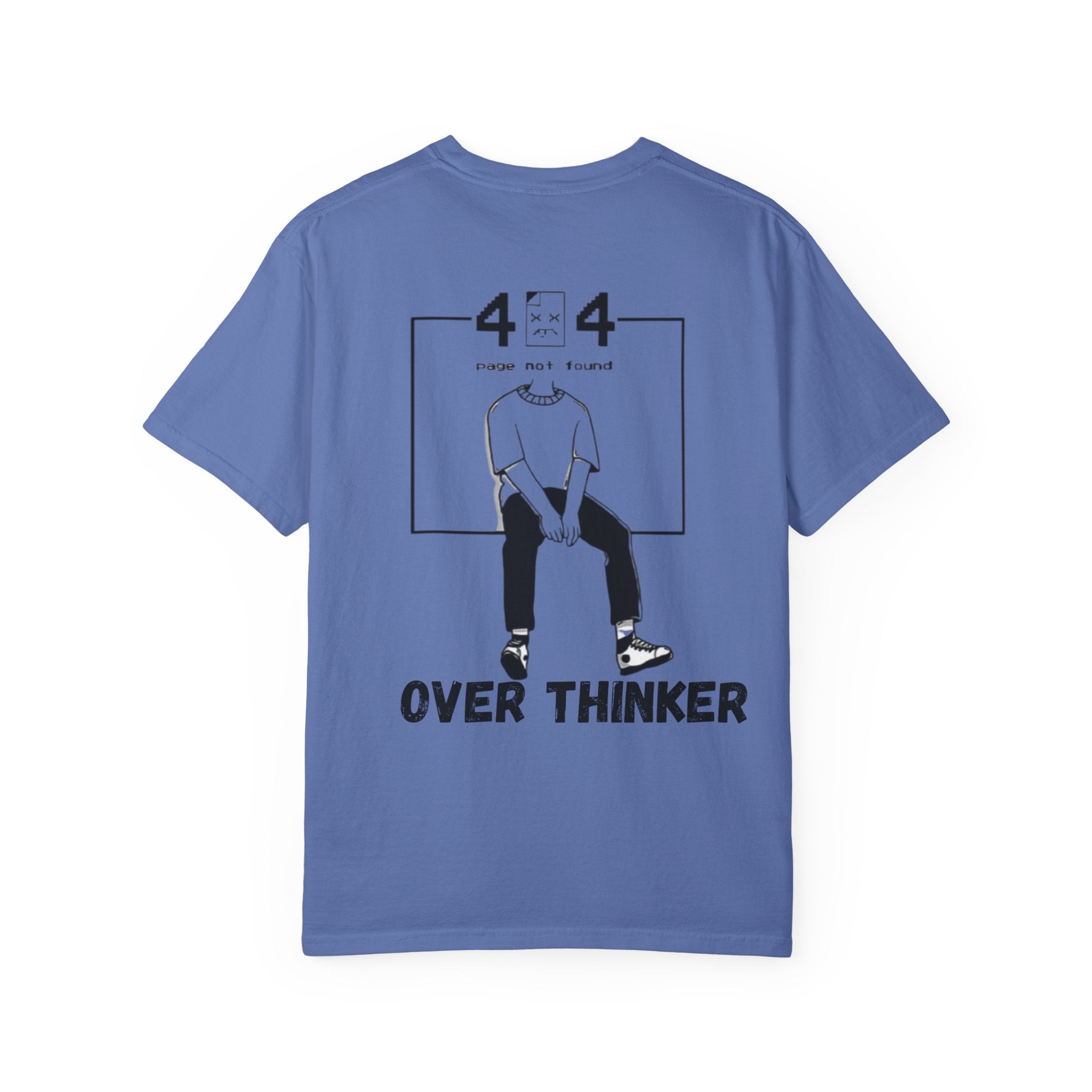 Over Thinker Graphic T-Shirt — Minimalist Illustration Tee